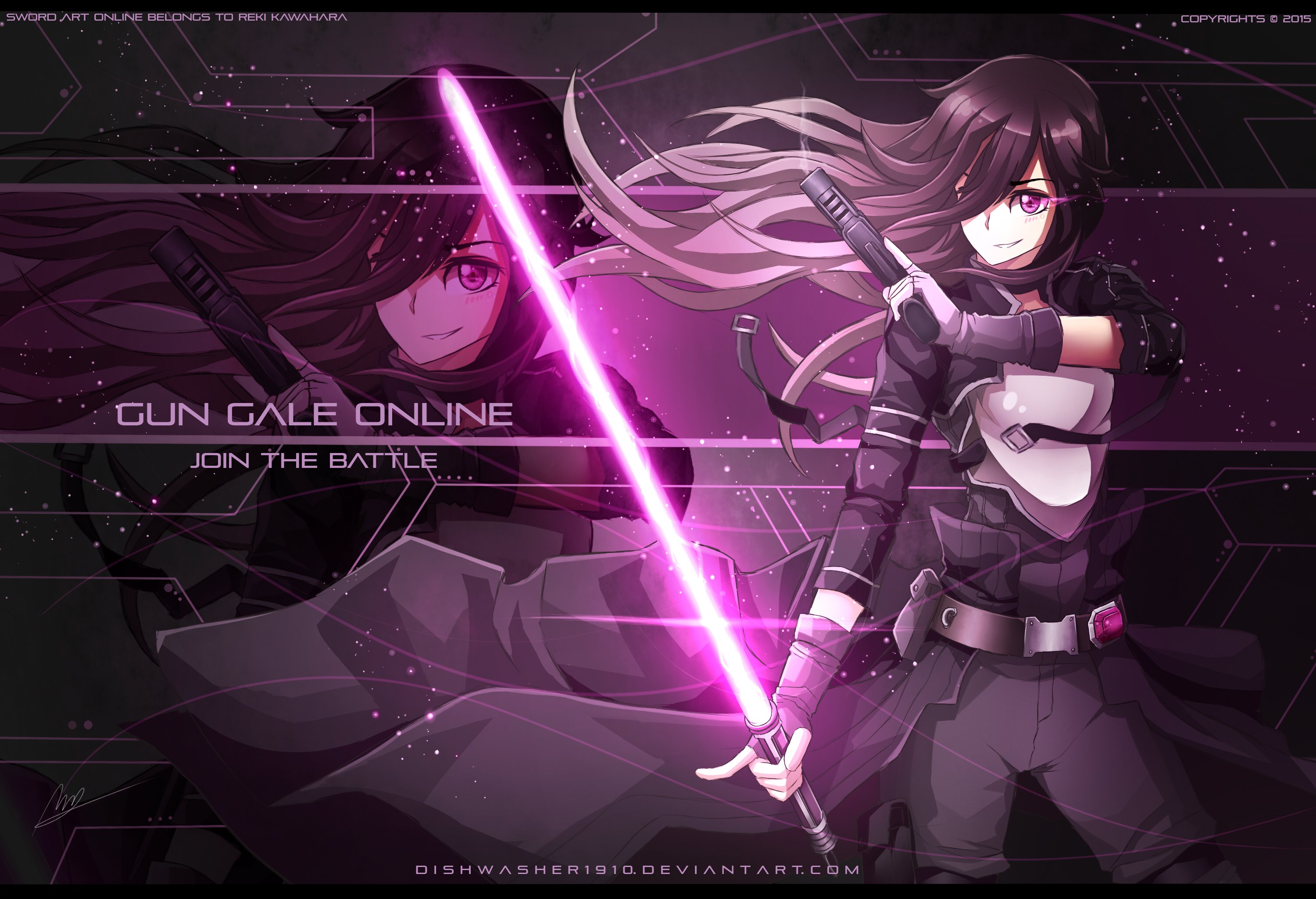 sword, Art, Online, Kirito, ggo, Kirigaya, Kazuto Wallpaper HD / Desktop and Mobile Background
