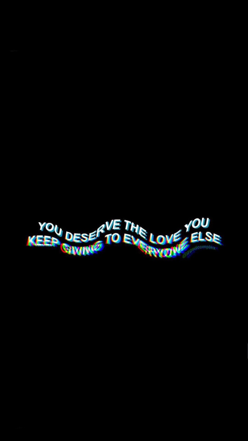 Sad Aesthetic Wallpaper, Glitch Text • Wallpaper For You