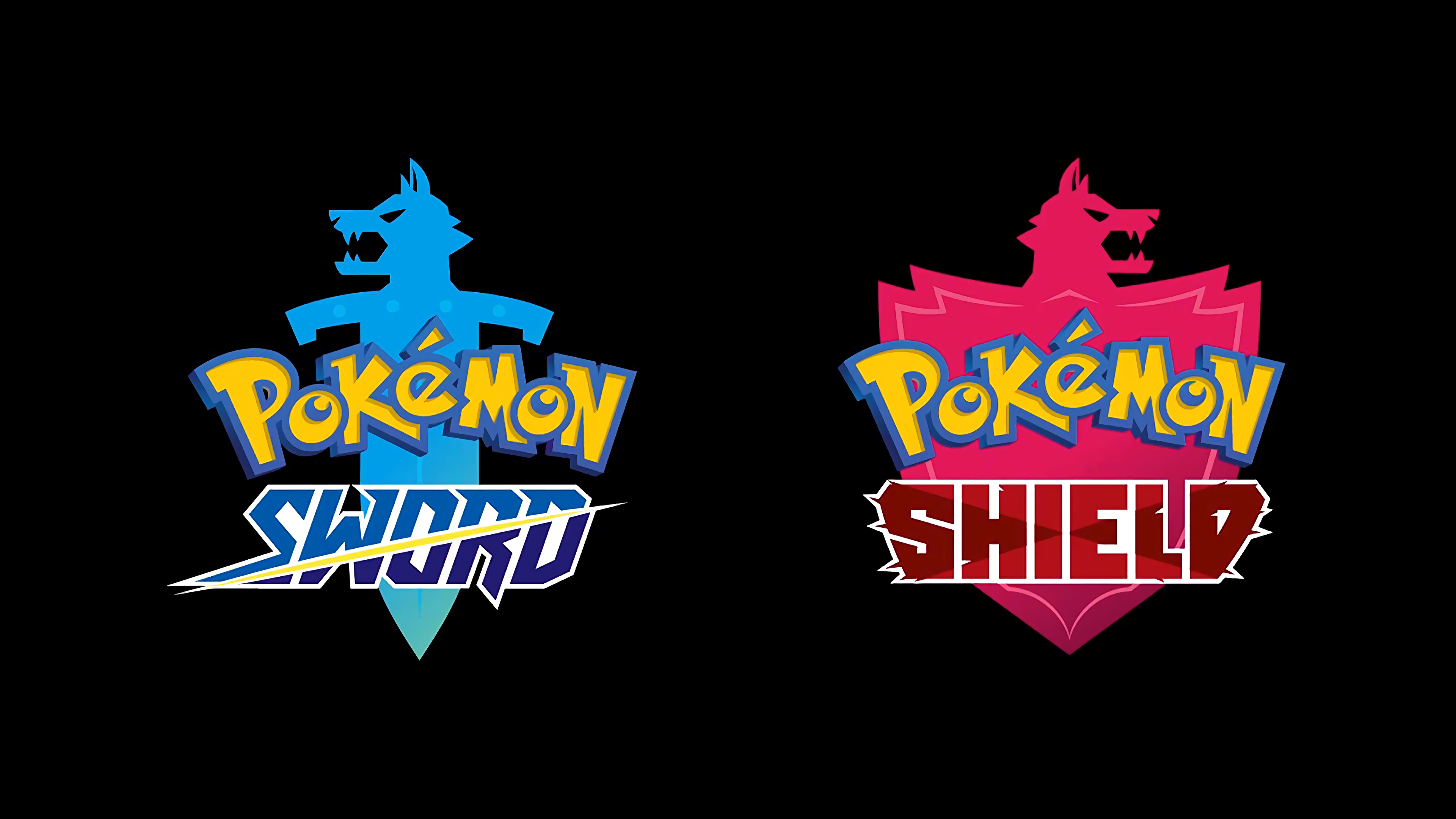 Pokemon Sword and Shield Logo 4K Wallpaper