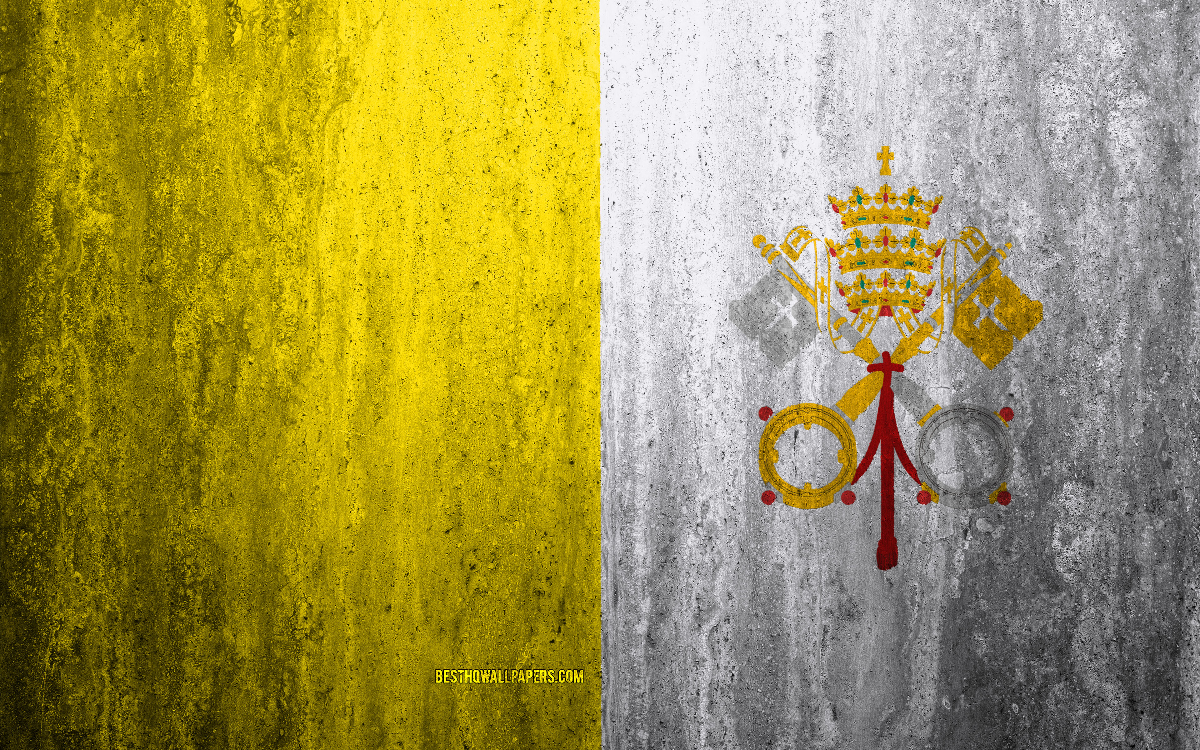 Флаг Ватикан обои