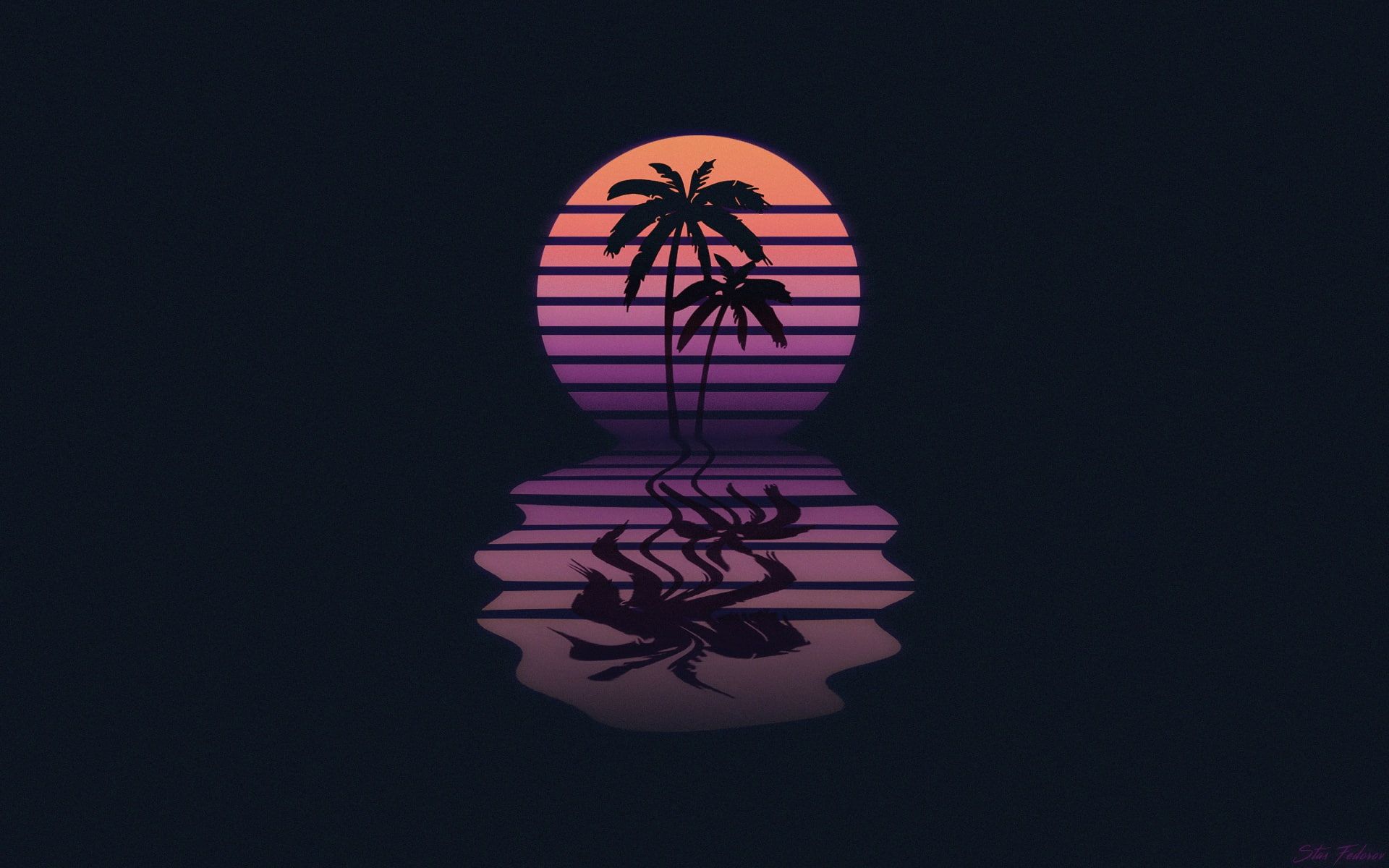 Music #Neon Palm trees #Mesh #Background #Synthpop #Darkwave #Synth # Retrowave #Synthwave Synth pop Stas Fedorov New. Tree illustration, Concept art, Retro waves