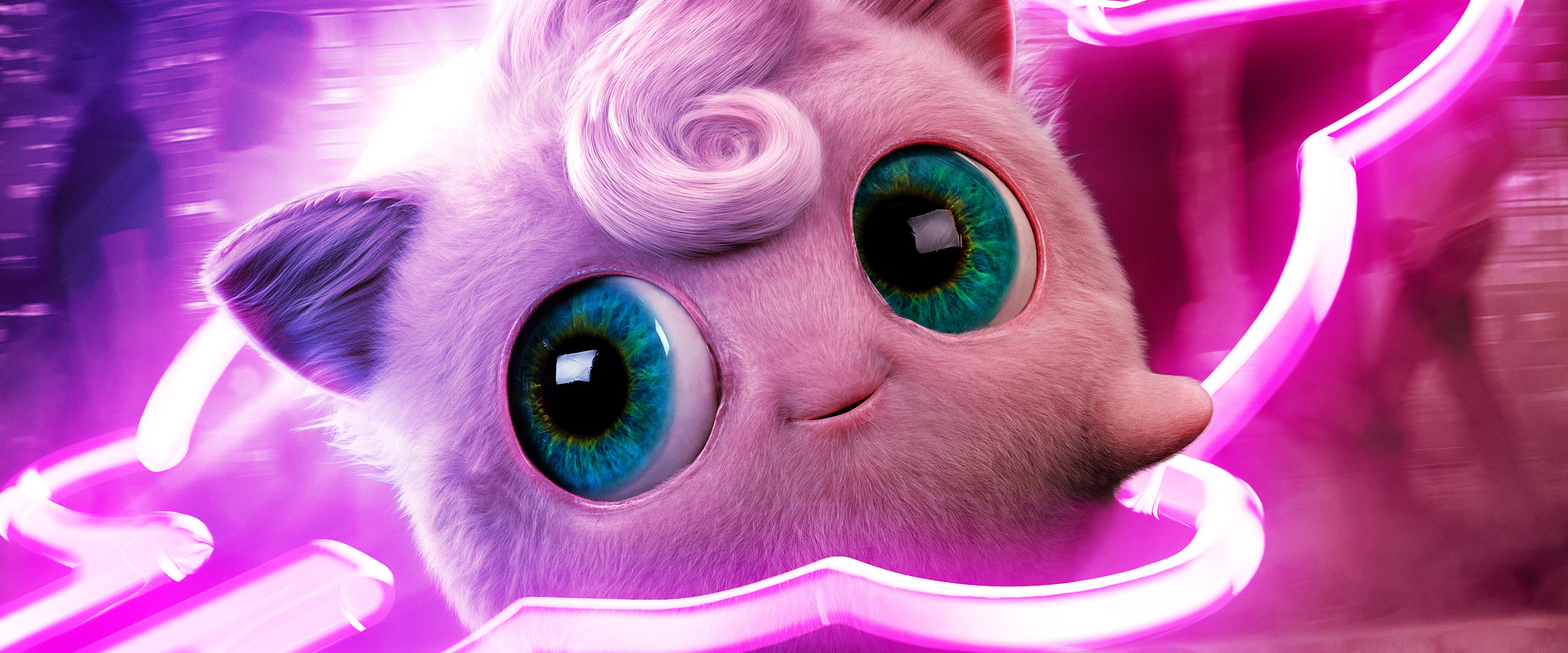 Jigglypuff Pokemon: Detective Pikachu 8K Wallpaper