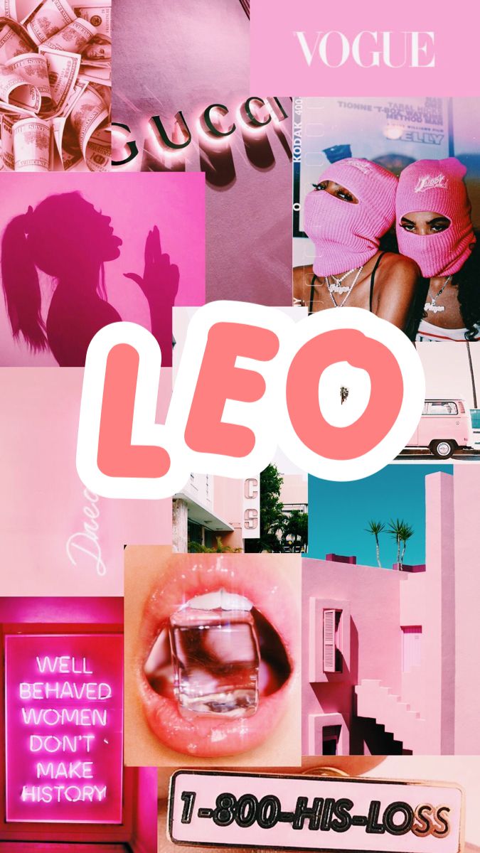 Leo ♌️ wallpaper. Zodiac leo art, Pink wallpaper background, Leo background wallpaper