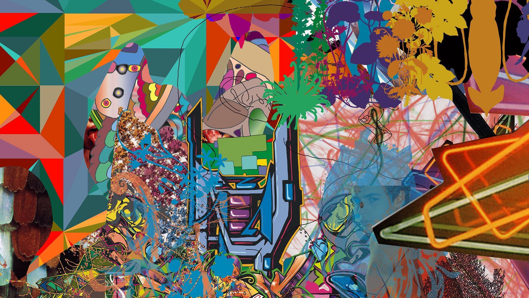 Contemporary Art Wallpaper