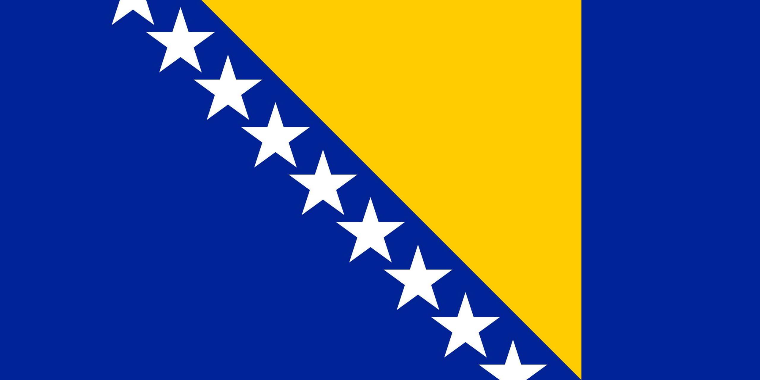 Flag of Bosnia and Herzegovina image and meaning Bosnia and Herzegovina flag