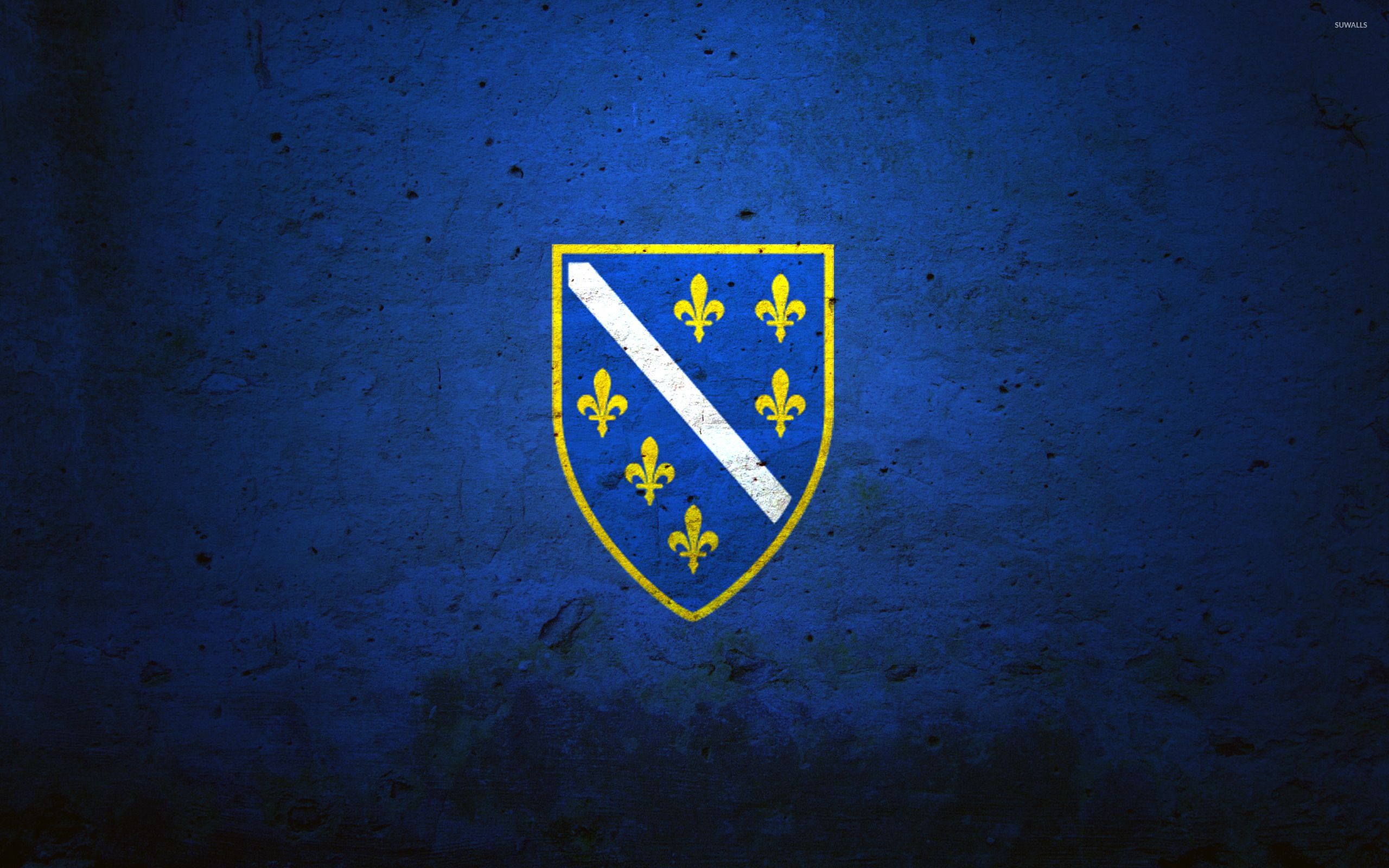Old Bosnian Flag Wallpaper