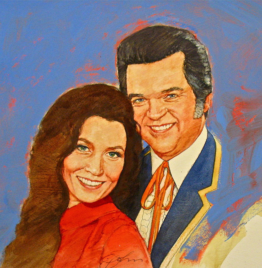 Its Country Loretta Lynn Conway Twitty Painting