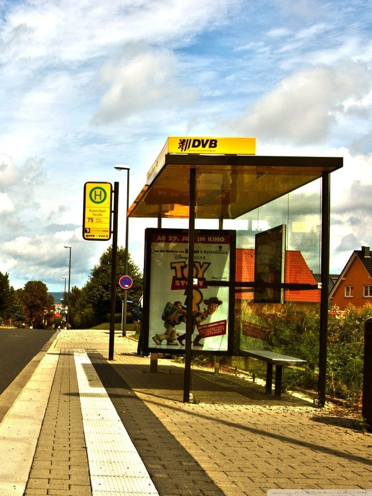 Bus Stop Wallpaper Free Bus Stop Background