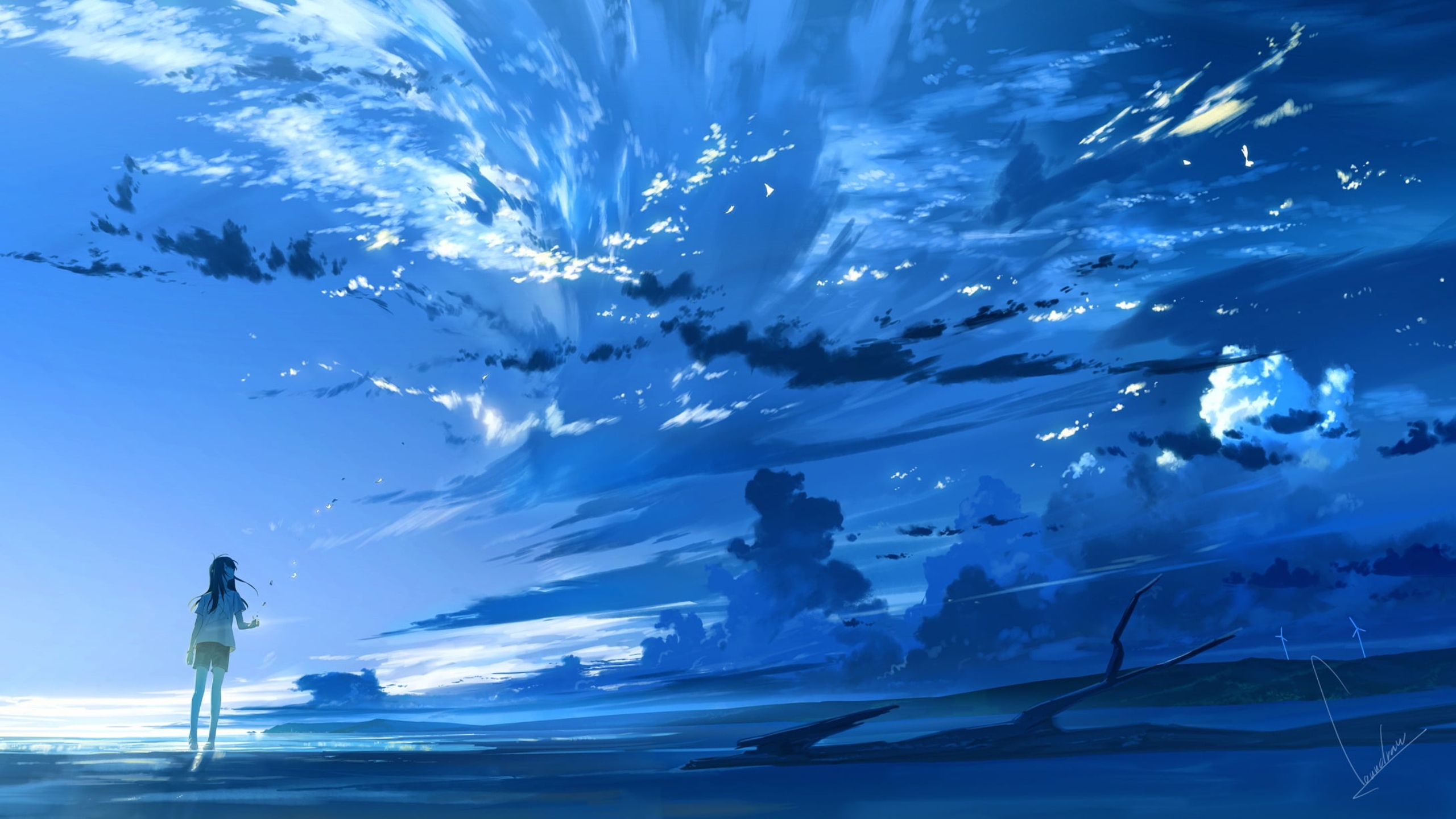 Blue Sky HD wallpaper