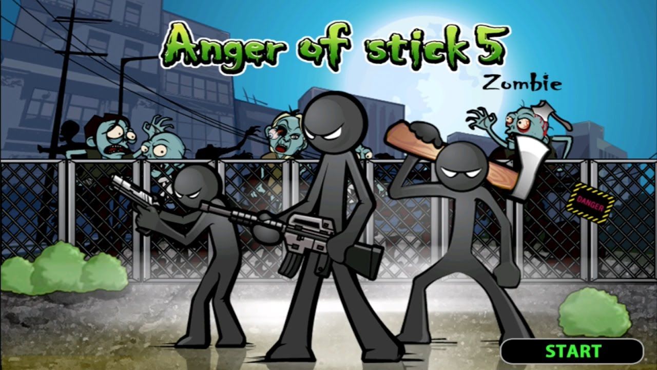 anger of stick 5 nivel final zombie