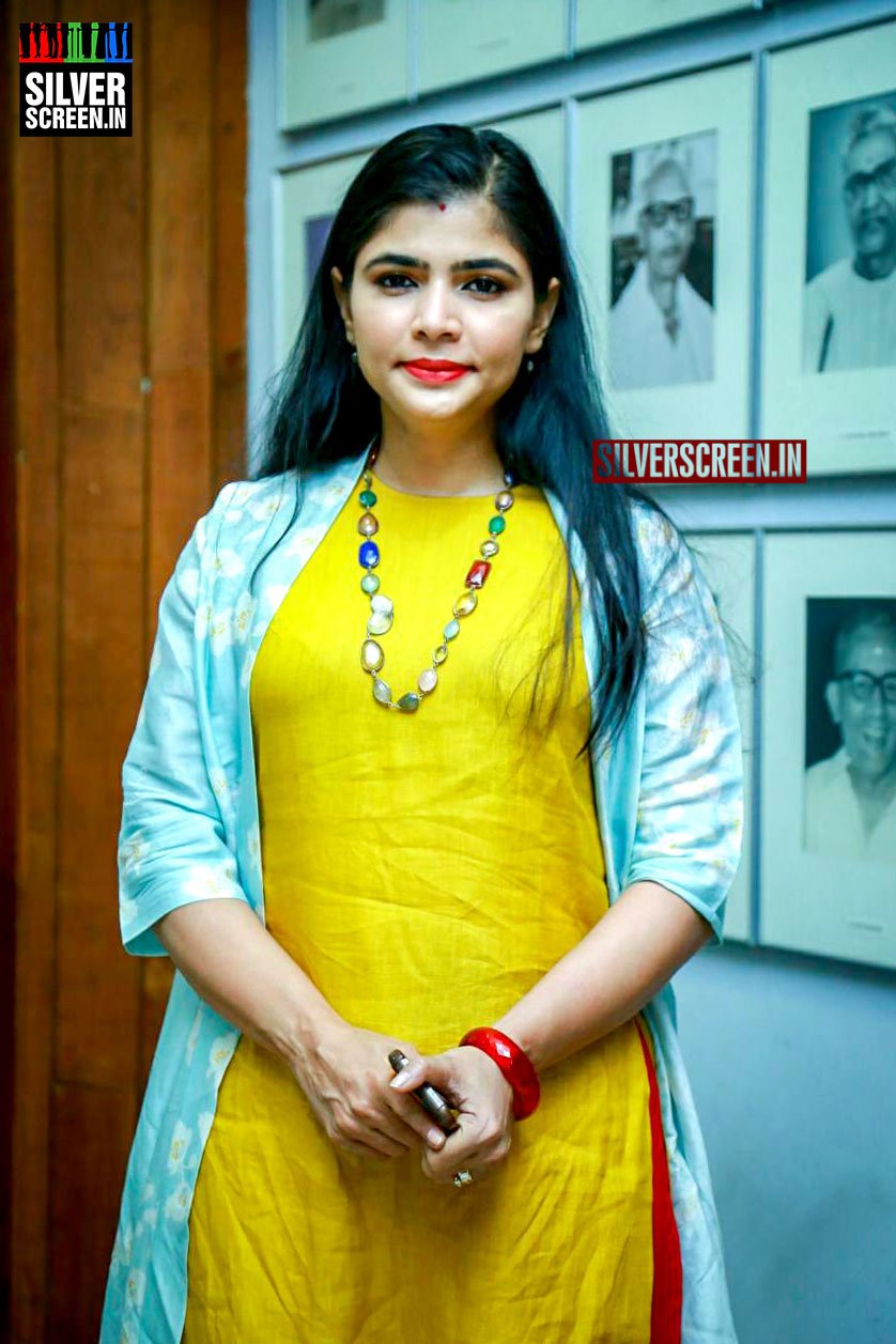 Silverscreen India Picture: #Chinmayi at an award function organised by Sri Kala Sudha Telugu Association in Chennai