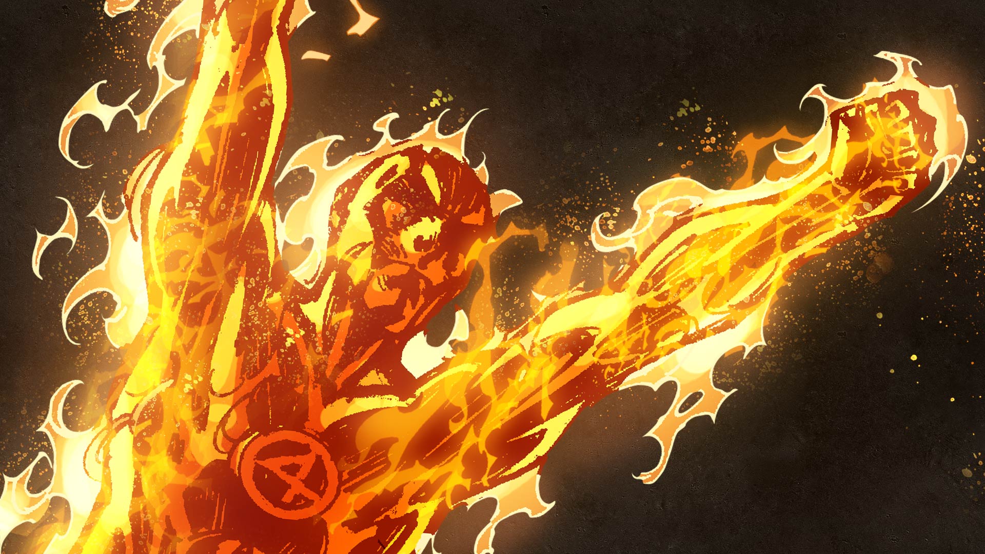 Human Torch Wallpaper