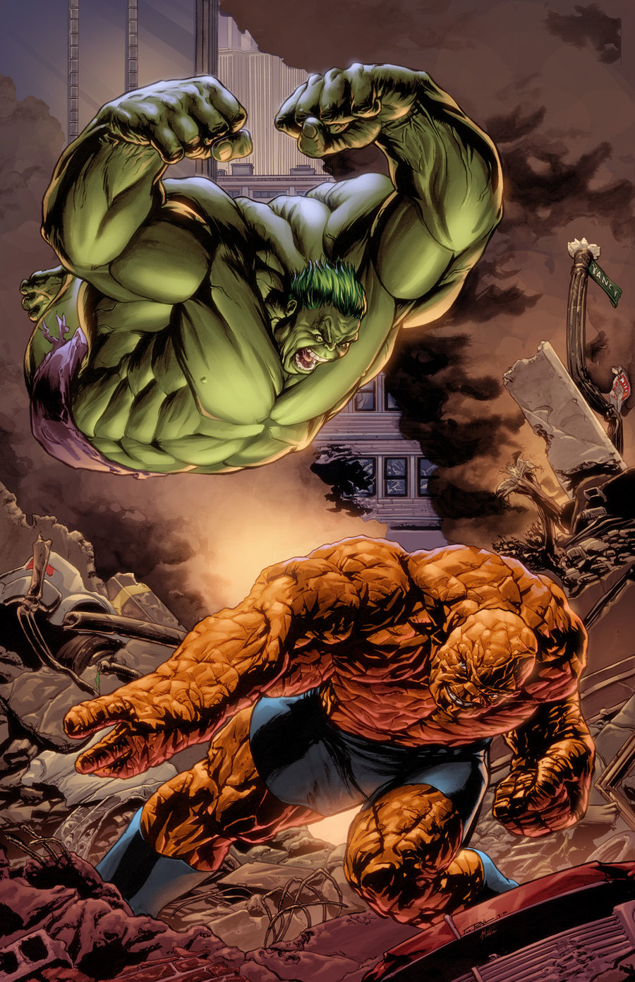 Hulk Vs. Thing wallpaper, Comics, HQ Hulk Vs. Thing pictureK Wallpaper 2019