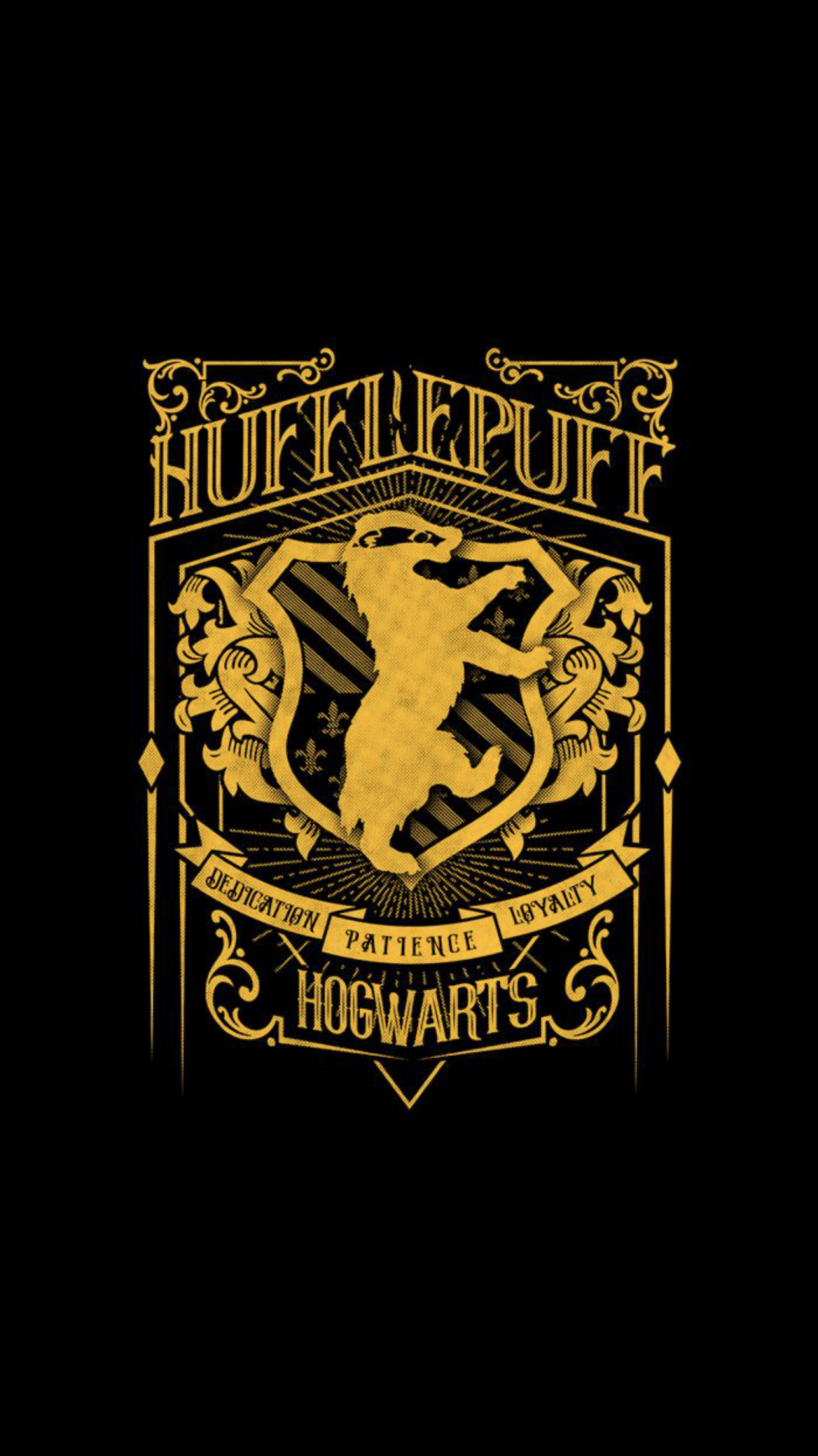 Modern Looking Hufflepuff Crest. This Would Be A Cool T Shirt Design!. Coisas De Harry Potter, Harry Potter Itens, Desenhos Harry Potter