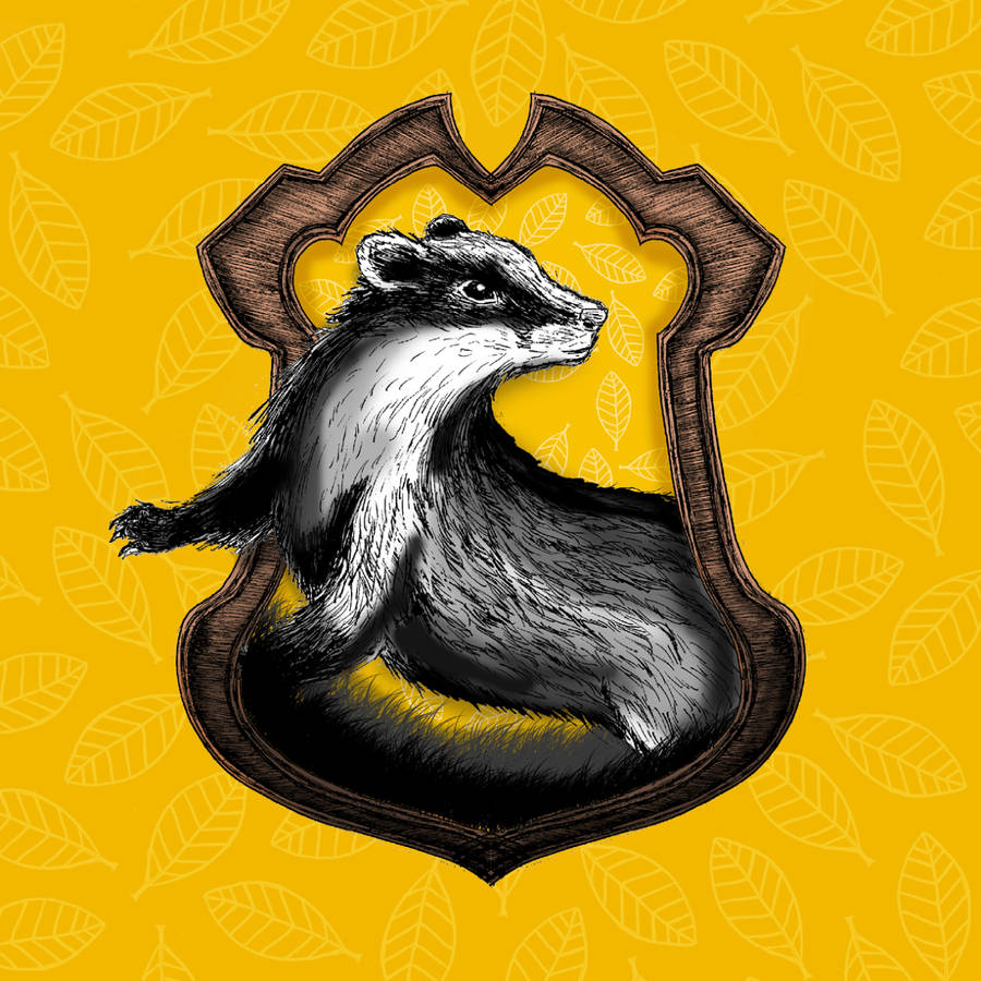 Download Harry Potter Hufflepuff Logo Wallpaper