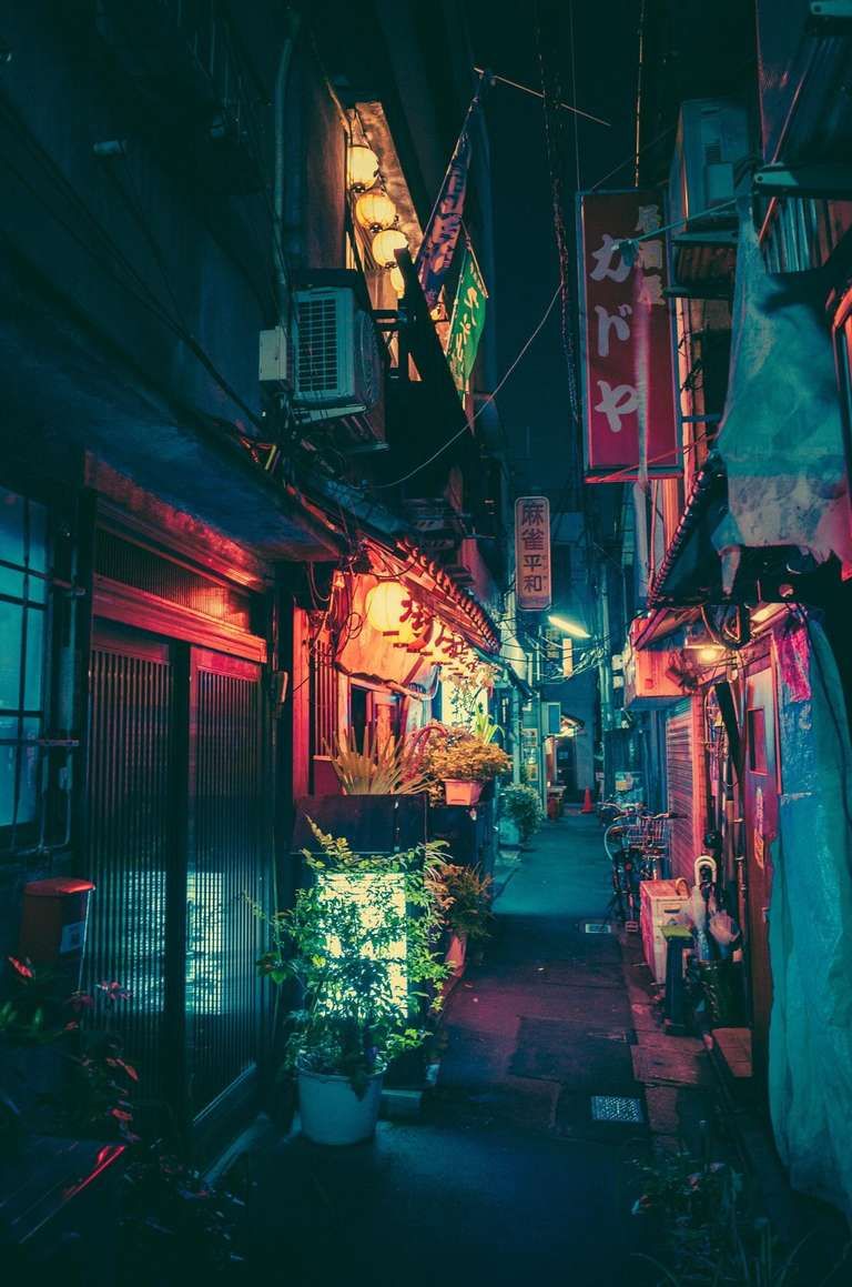 Japan Night Street iPhone Wallpapers - Wallpaper Cave