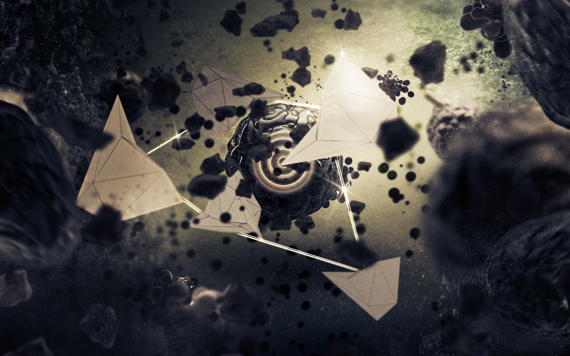 Dark Themed Wallpaper