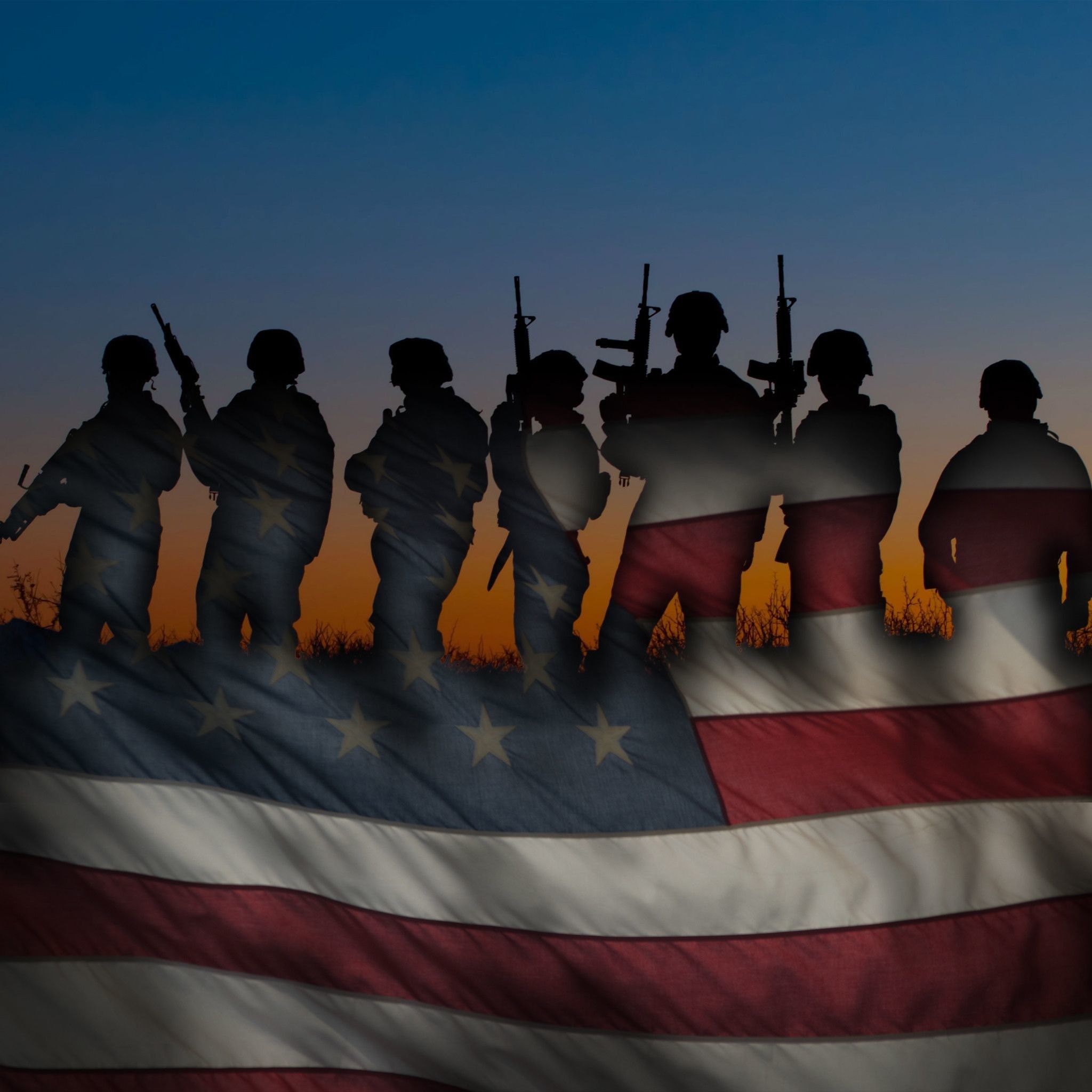 100 Military American Flag Wallpapers  Wallpaperscom