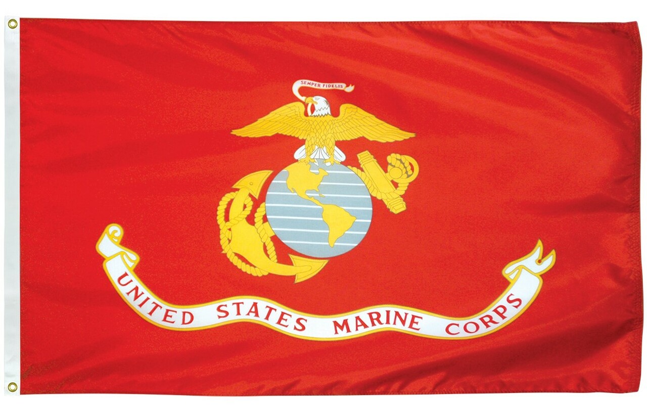 US Marine Corps Flags. American military flags. Independence Bunting & Flag Corp