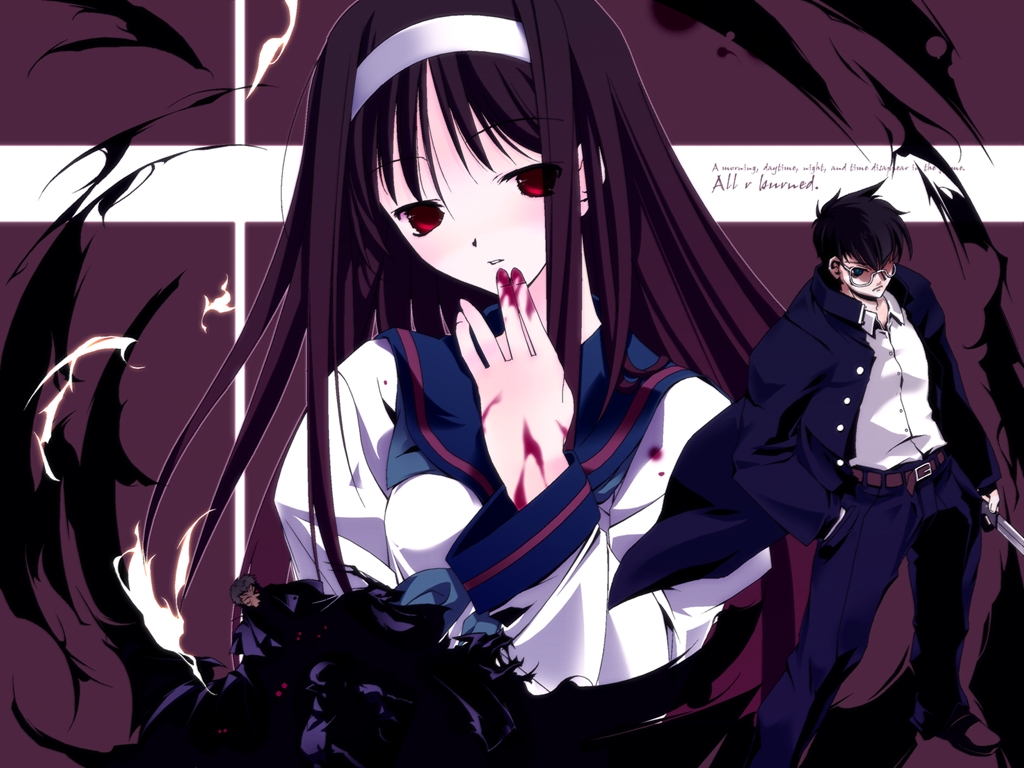 shingetsutan tsukihime tohno akiha tohno shiki. konachan.net.com Anime Wallpaper
