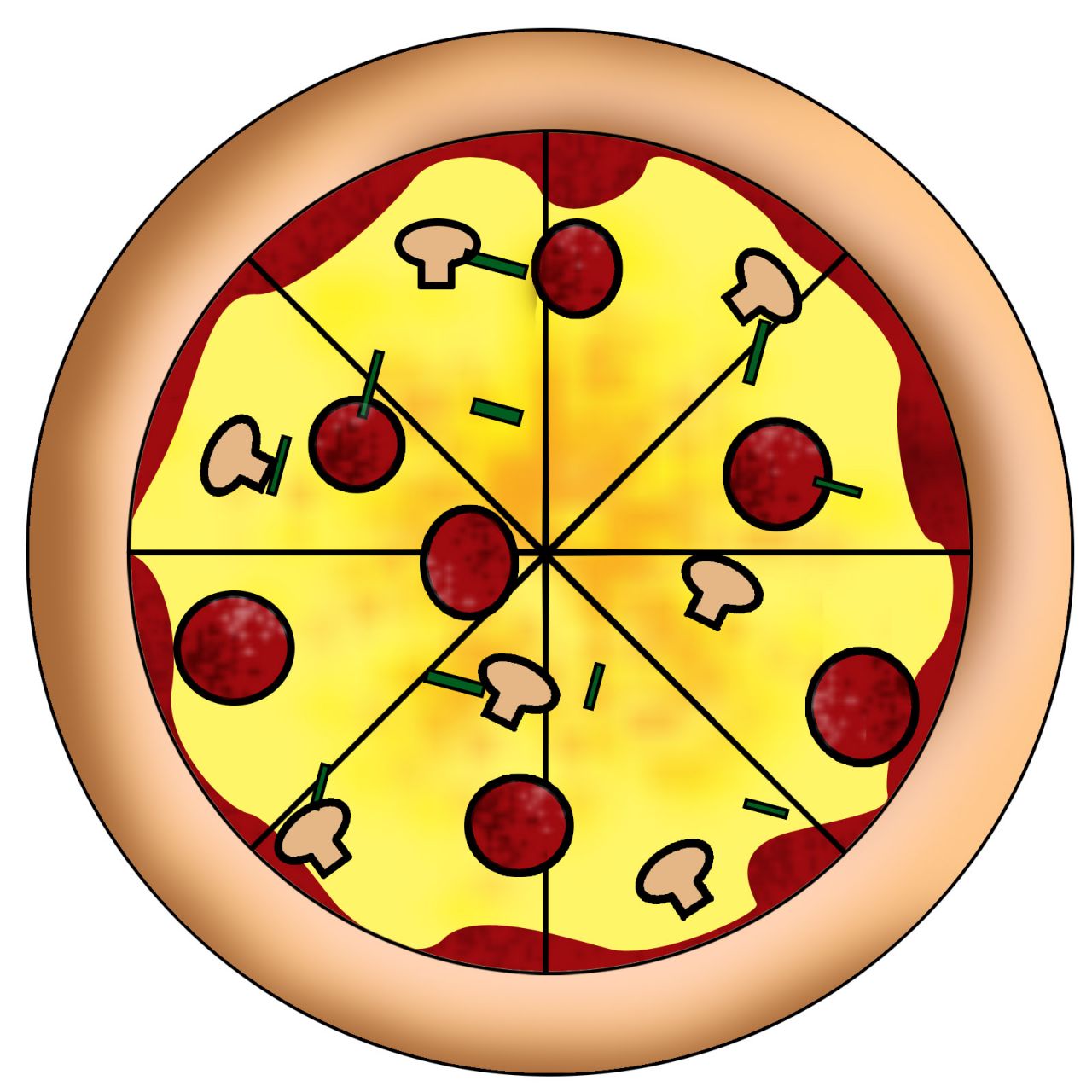 Pizza Cartoon Image