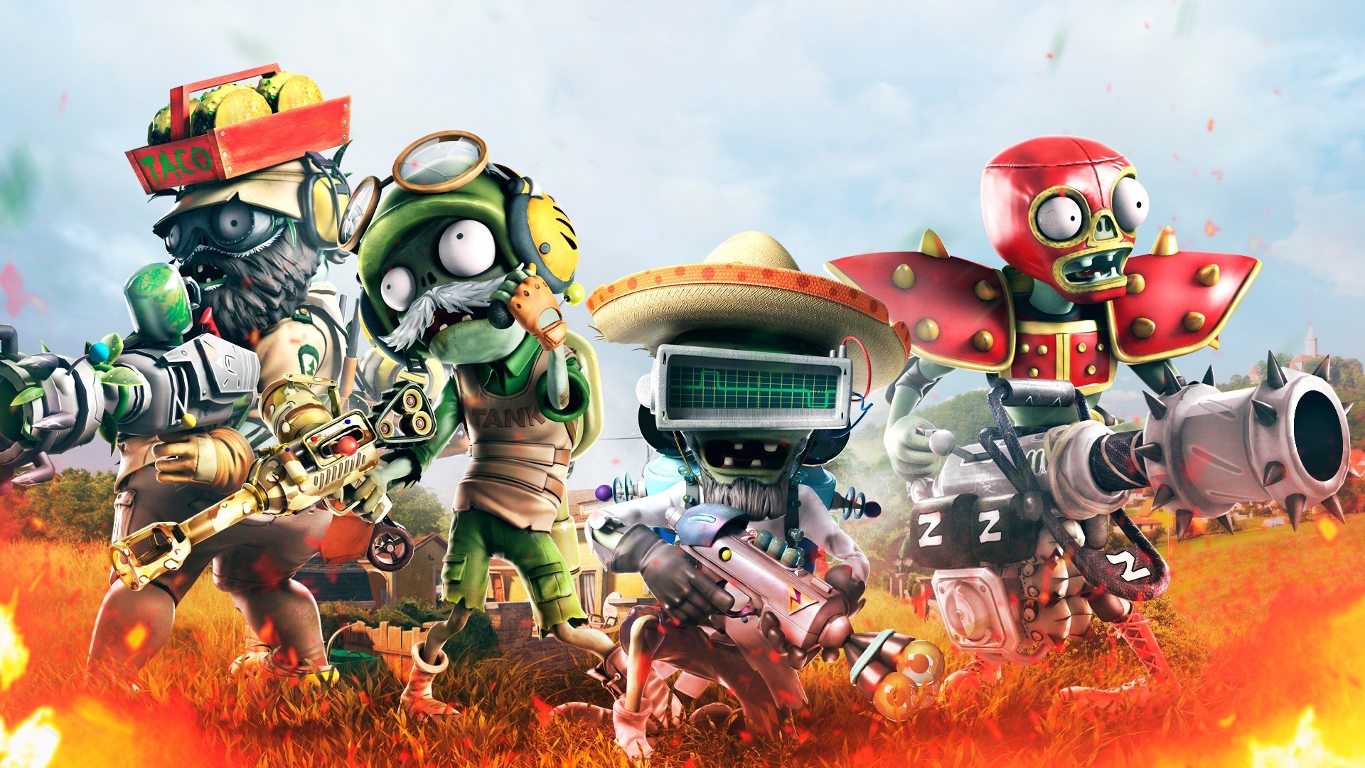 Plants Vs Zombies Wallpaper For Data Src Plants Vs Vs Zombies Garden Warfare Wallpaper HD
