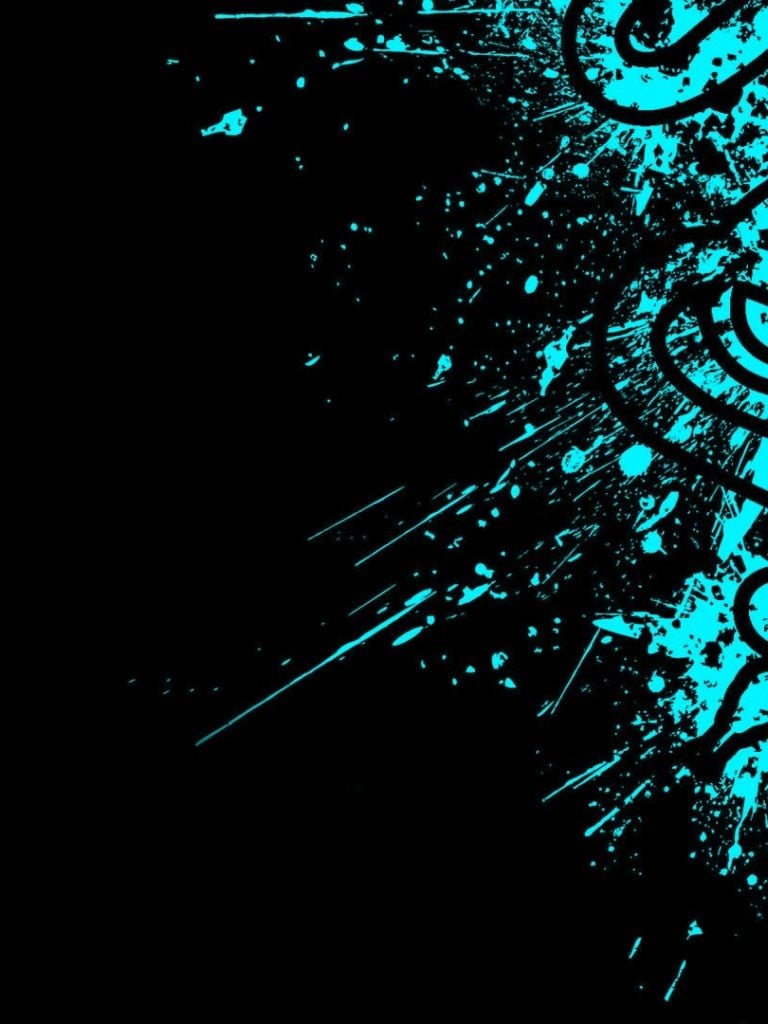 Cyan and Black Wallpaper Free Cyan and Black Background