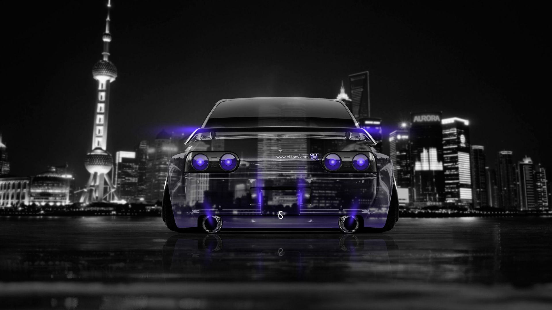 Nissan Skyline GTR R32 JDM Back Crystal City Car 2014 « el Tony