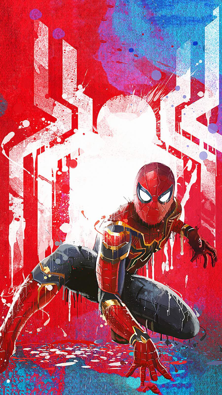 Spiderman Paint Art IPhone Wallpaper Wallpaper, iPhone Wallpaper