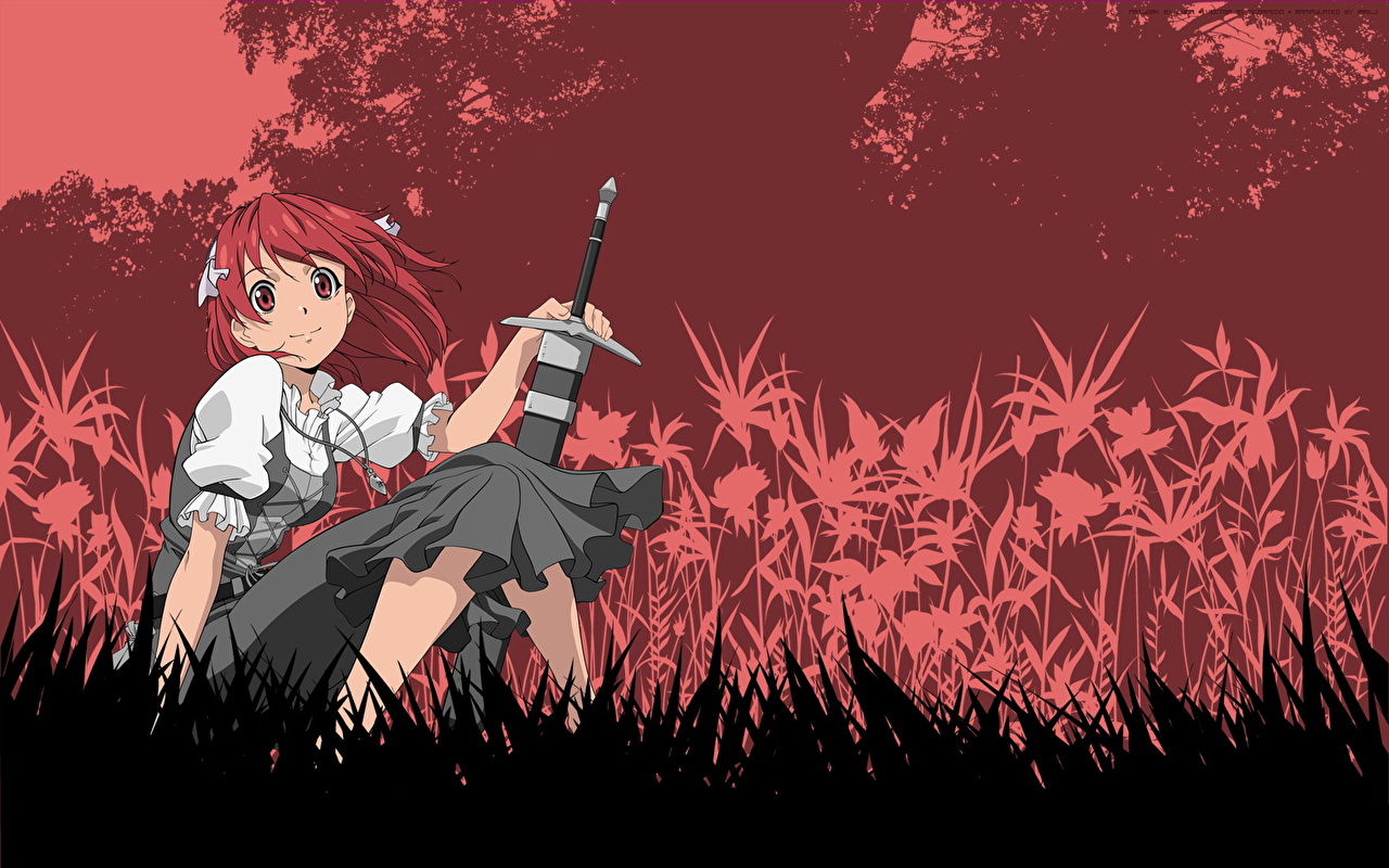 Photos the sacred blacksmith Anime young woman