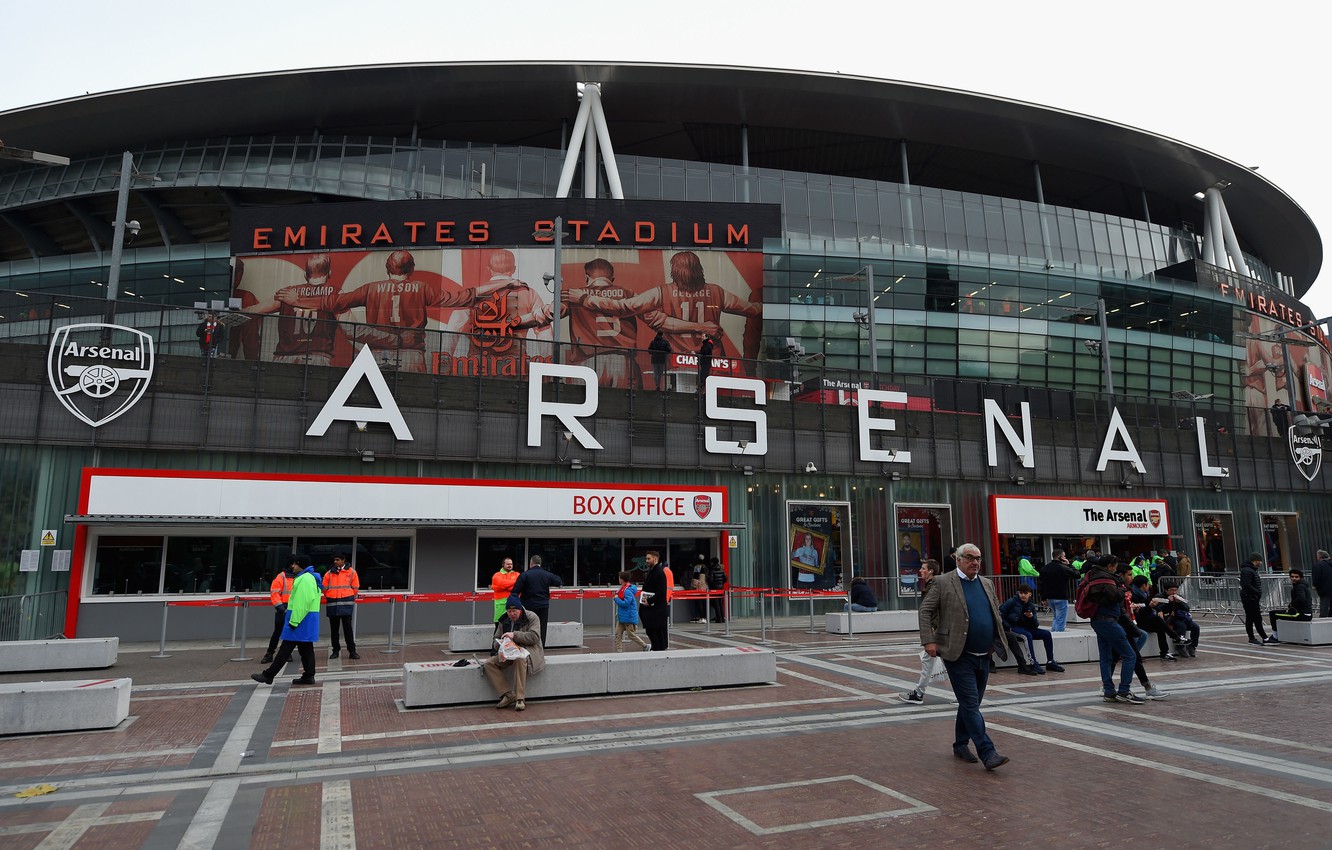 Wallpaper football, London, Arsenal, stadium, fans, stadium, Emirates, Arsenal, London, Emirates image for desktop, section спорт