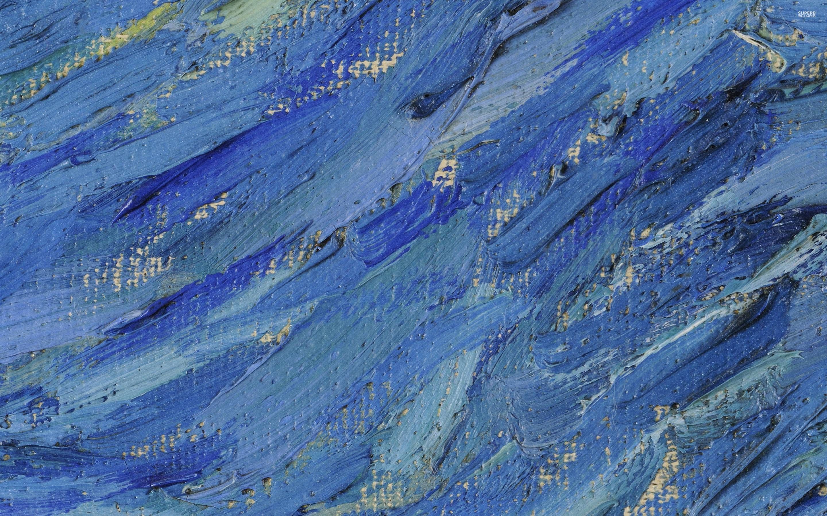 Blue Paint Strokes Wallpaper. Blue paint, Artistic wallpaper, Paint strokes