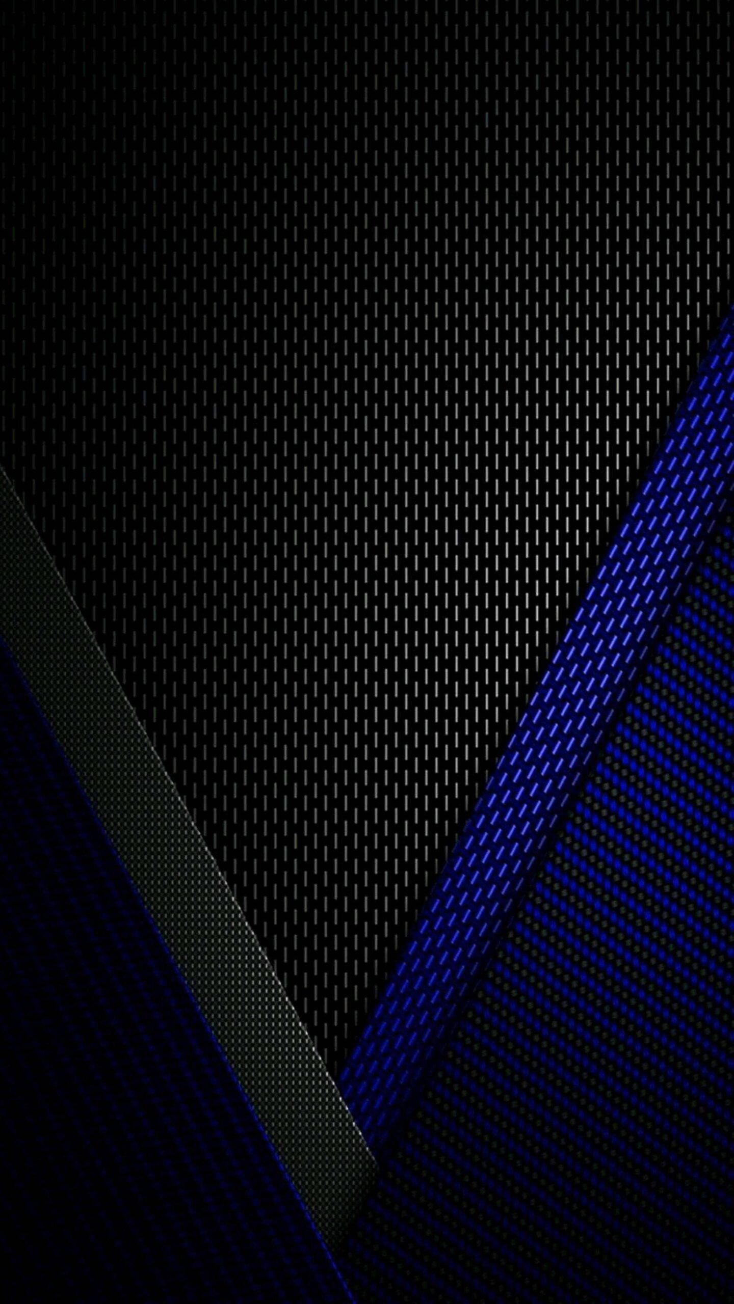 4K iPhone 13 Wallpaper Black Blue Abstract Shape