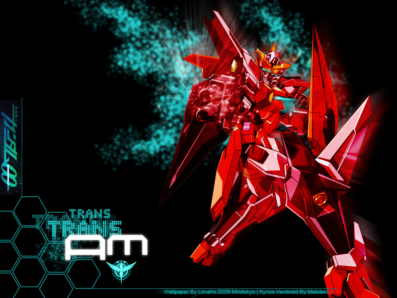 Mobile Suit Gundam 00 Wallpaper: Wings of Trans AM