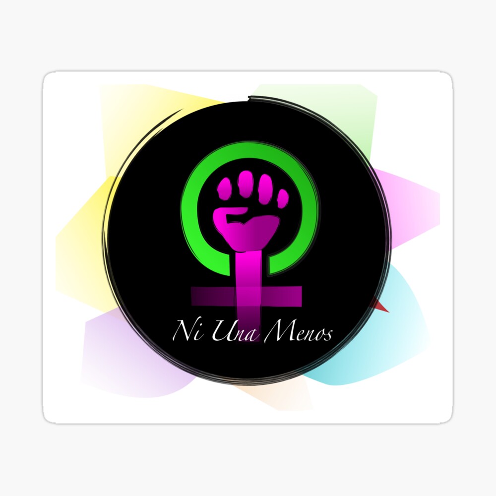 Not one less, logo design activist color wallpaper Poster