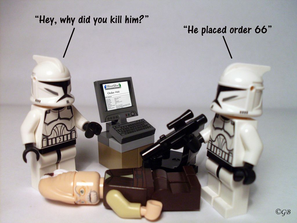 Funny LEGO Star Wars Wallpaper