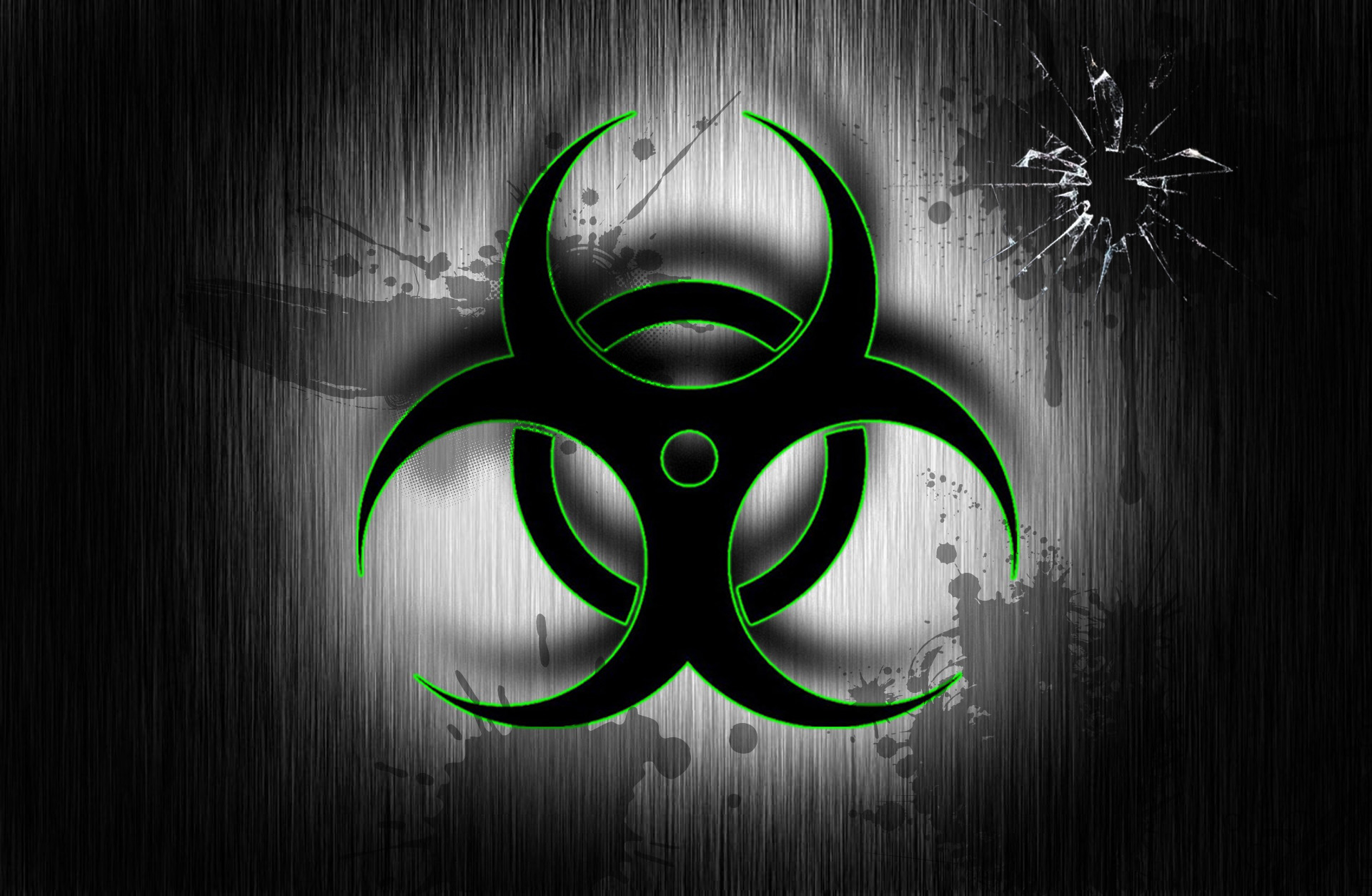 Green Biohazard Wallpaper