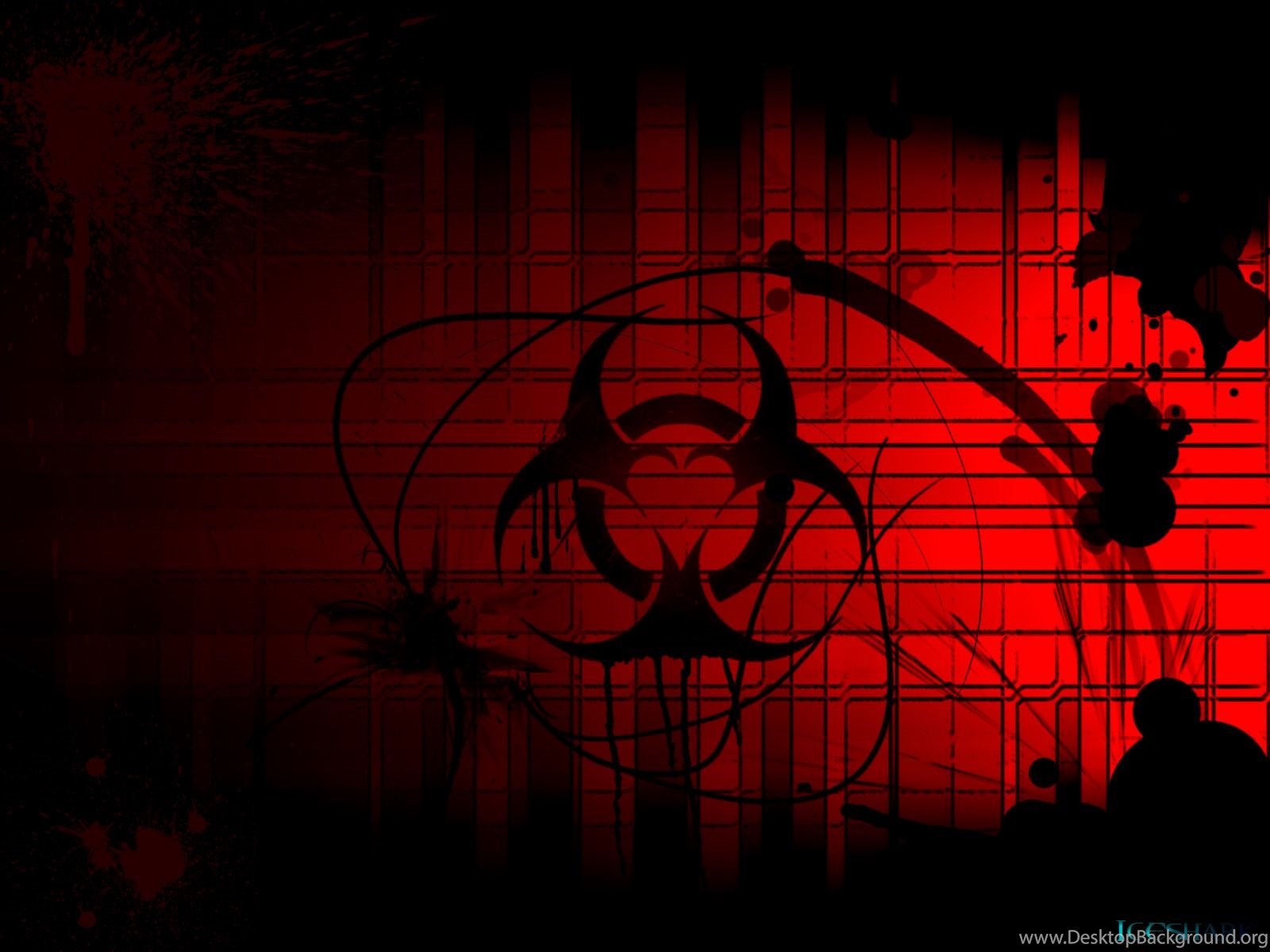Gallery For Red Biohazard Symbol Wallpaper Desktop Background