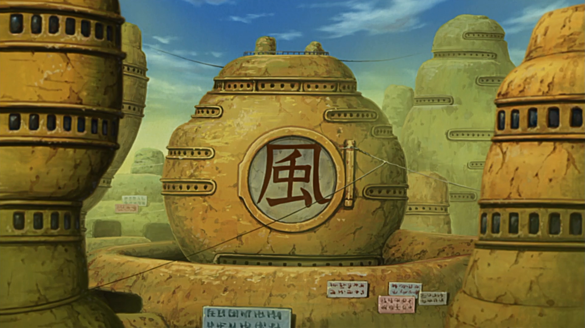 sunagakure kazekage tower de parede naruto, Anime naruto, Anime
