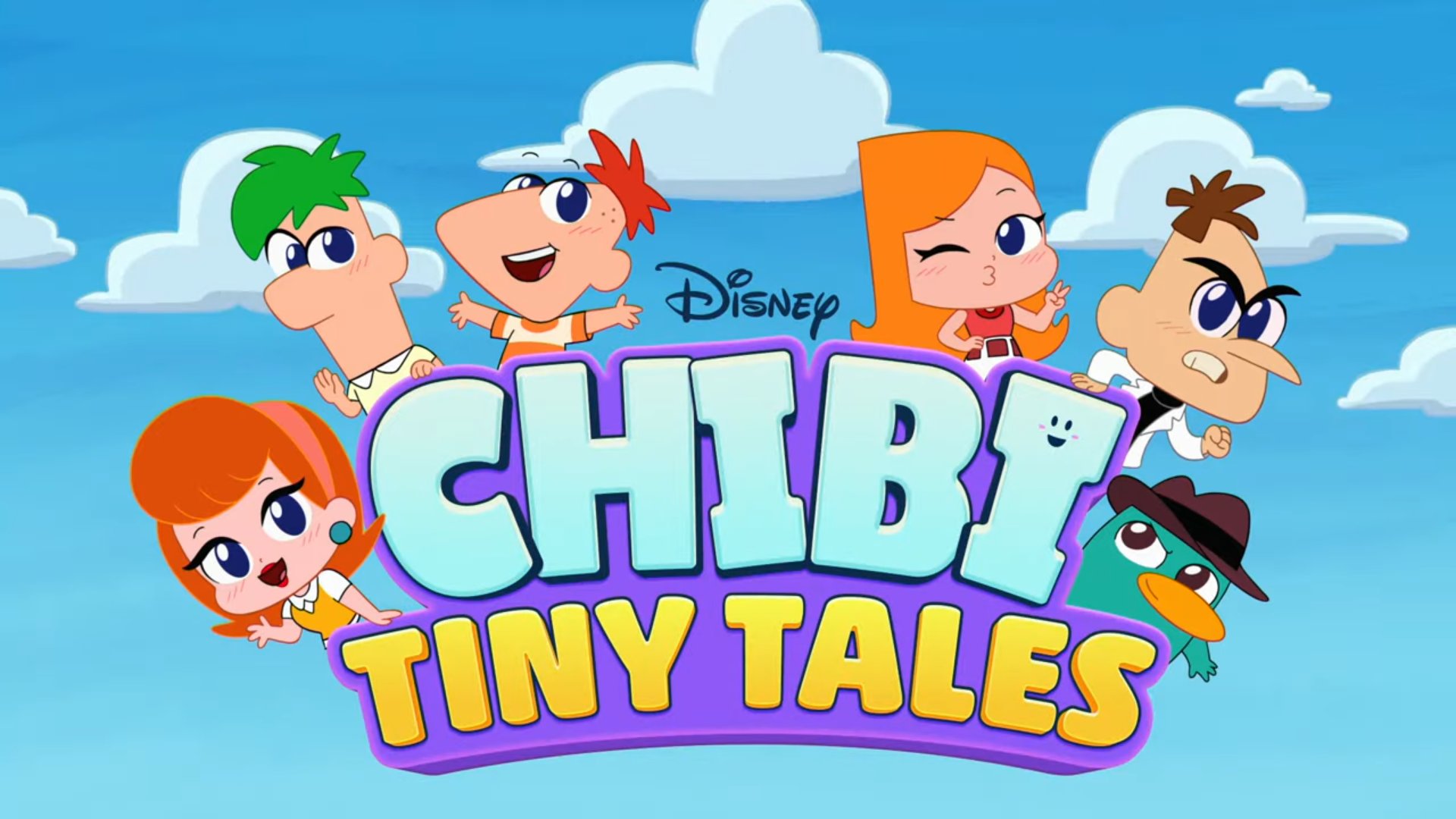 Hey it's Kyle - The chibi tiny Tales series are one minute shorts using various Disney properties. Aside from Phineas and Ferb, Amphibia and Big Hero 6 have these shorts
