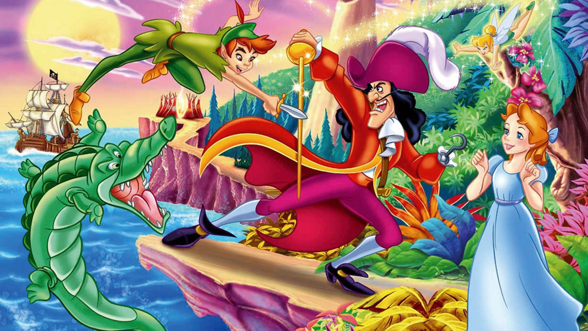 Peter Pan & the Pirates HD Wallpaper and Background