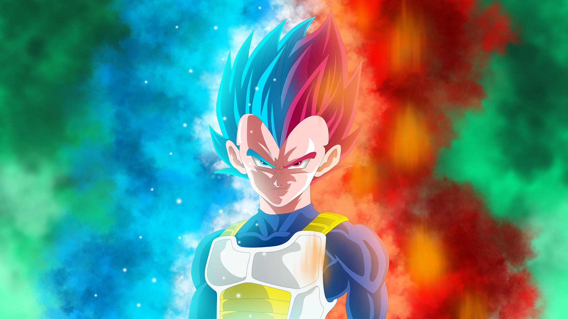 Vegeta Super Saiyan God Wallpaper 2020