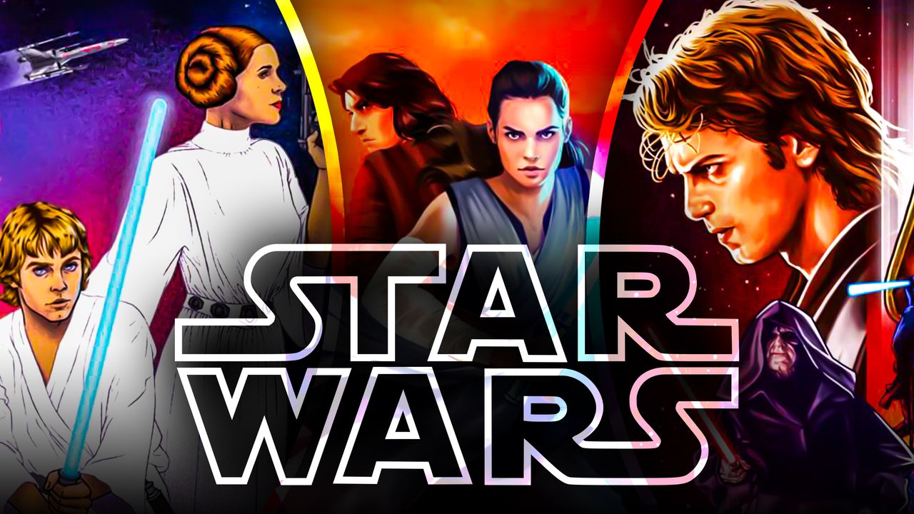 Disney+ Releases New Art Showing Kylo Ren, Anakin Skywalker & Many More For Star Wars Day
