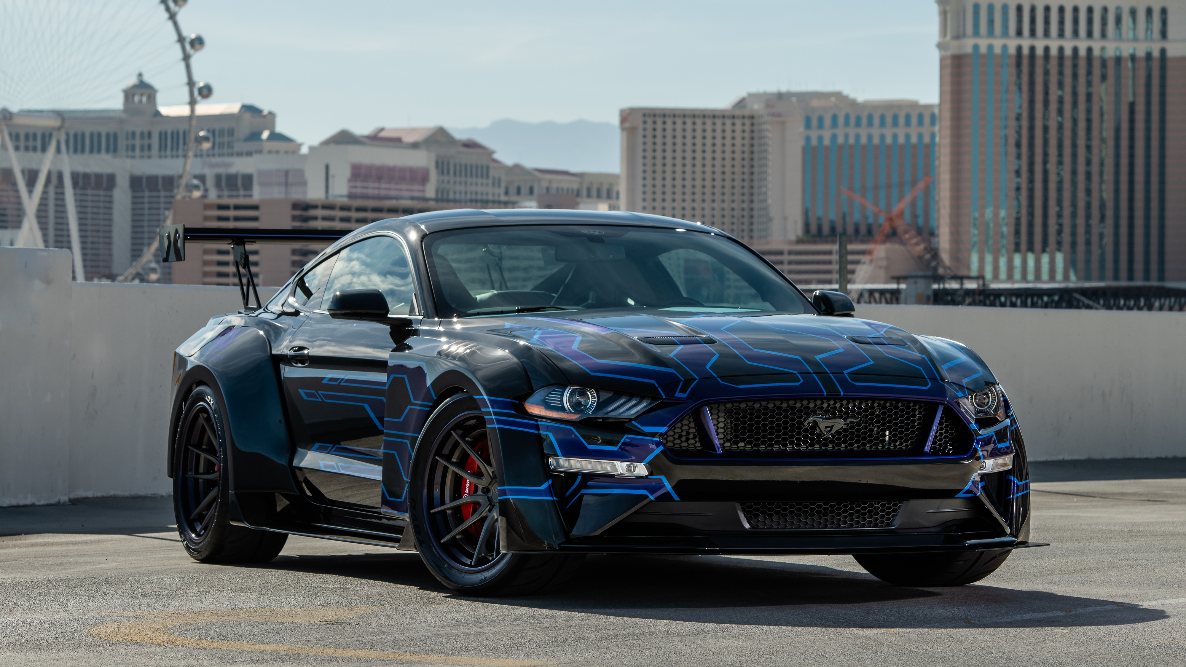 Galpin Auto Sports Wide Body Road Racing Mustang 4K Wallpaper. HD Car Wallpaper