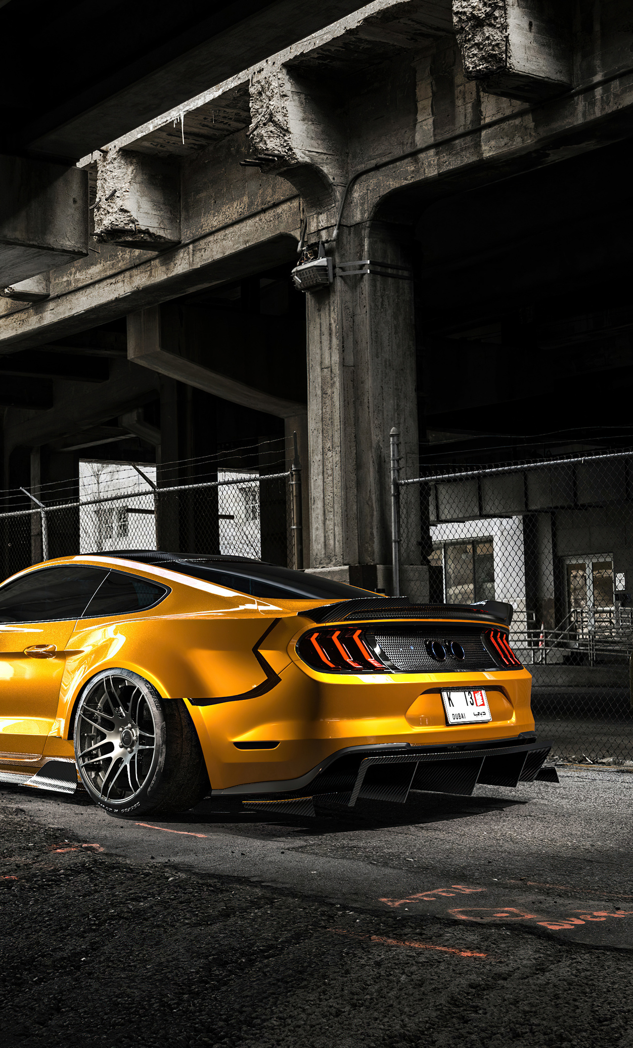 Ford Mustang Widebody 5k iPhone HD 4k Wallpaper, Image, Background, Photo and Picture