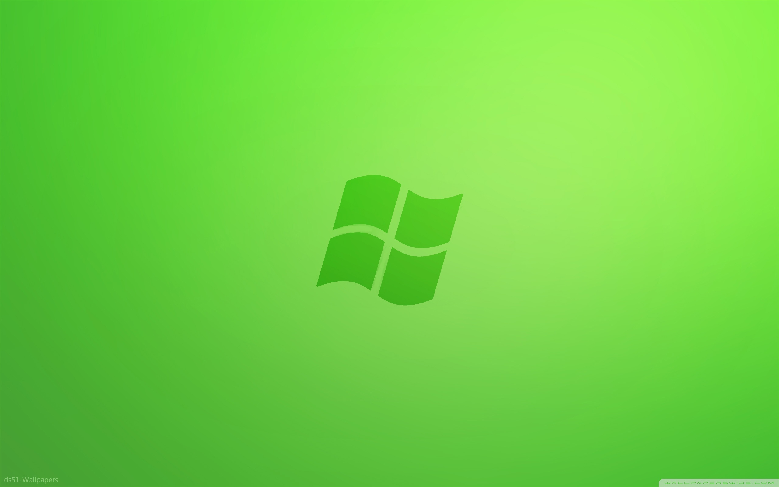 Windows 7 Green Wallpaper 4k