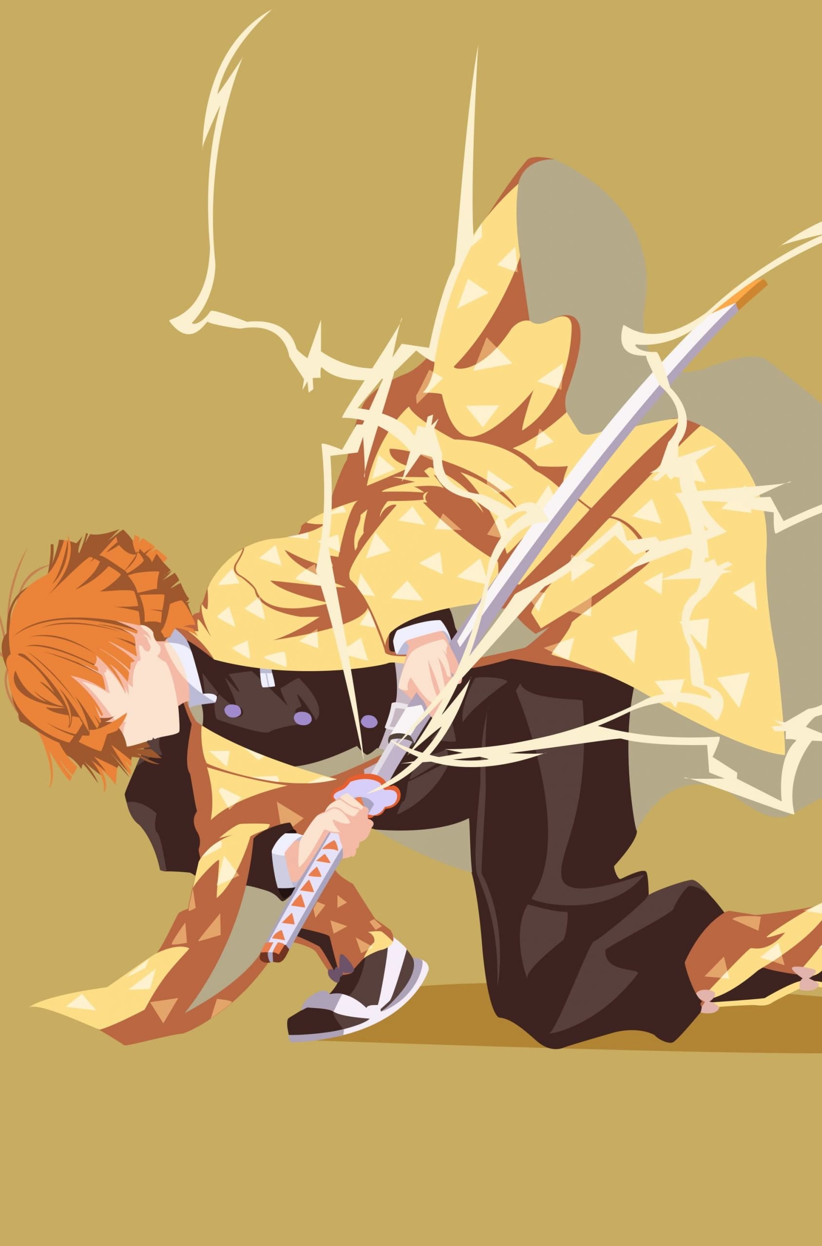 HD wallpaper Anime Demon Slayer Kimetsu no Yaiba Zenitsu Agatsuma