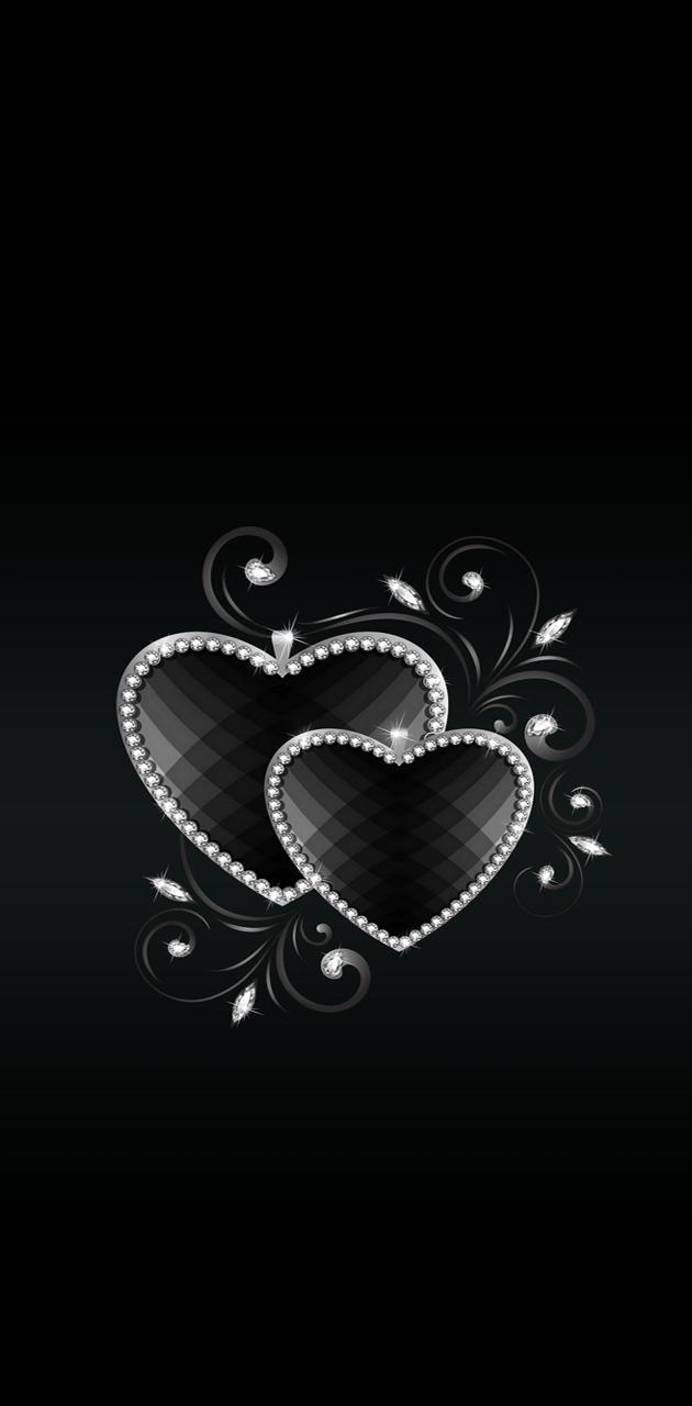 black heart wallpaper