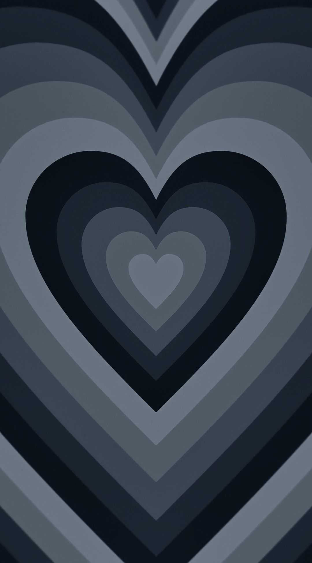 iPhone Black Heart Wallpaper