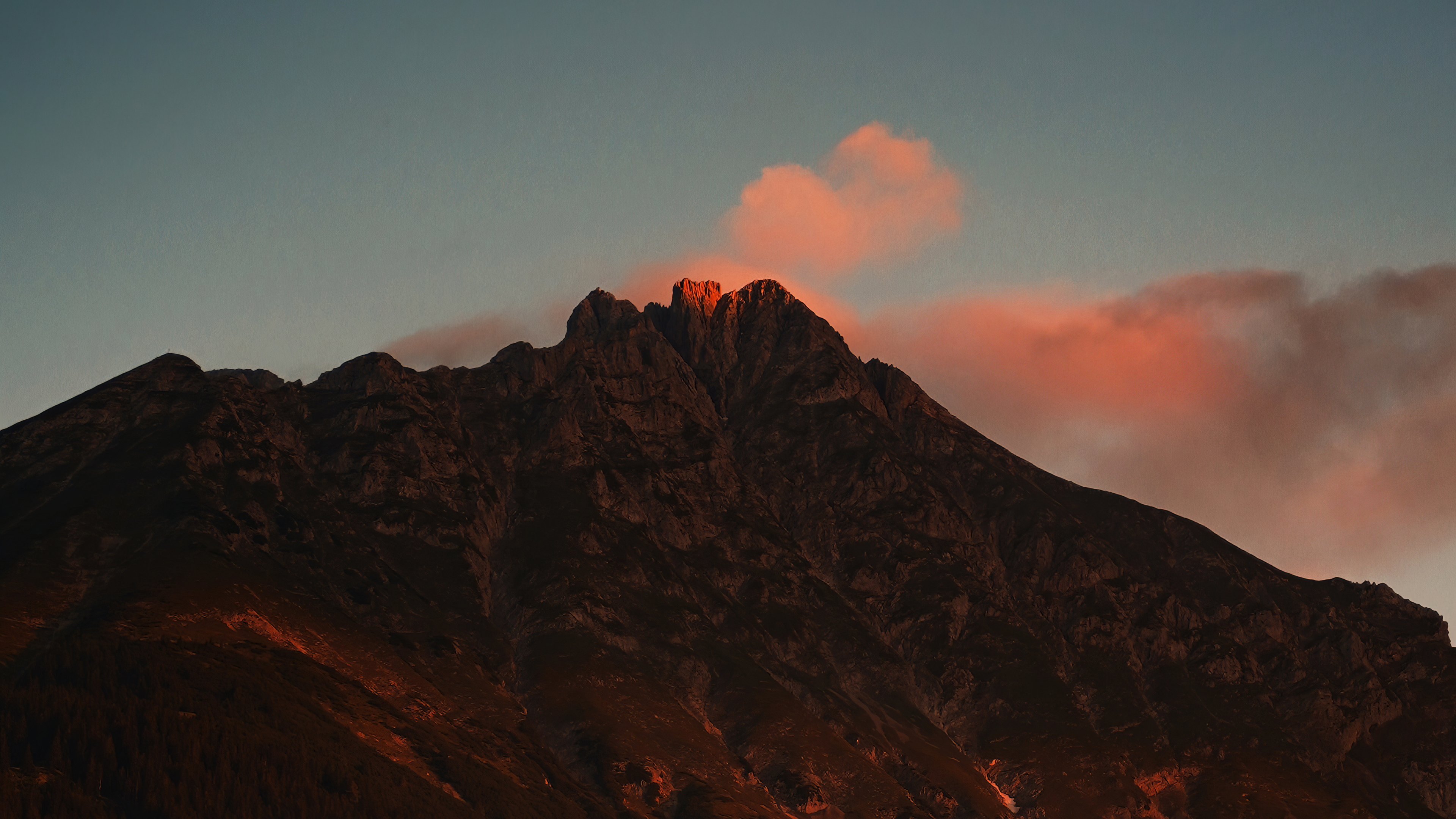 Brown Mountains Under Blue Sky 4k, HD Nature, 4k Wallpaper, Image, Background, Photo and Picture